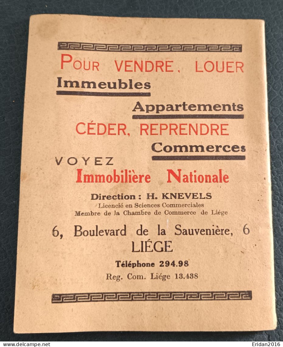 Guide Documentaire De La Ville De Liège : Edition Immobilière Nationale : FORMAT POCHE - Histoire