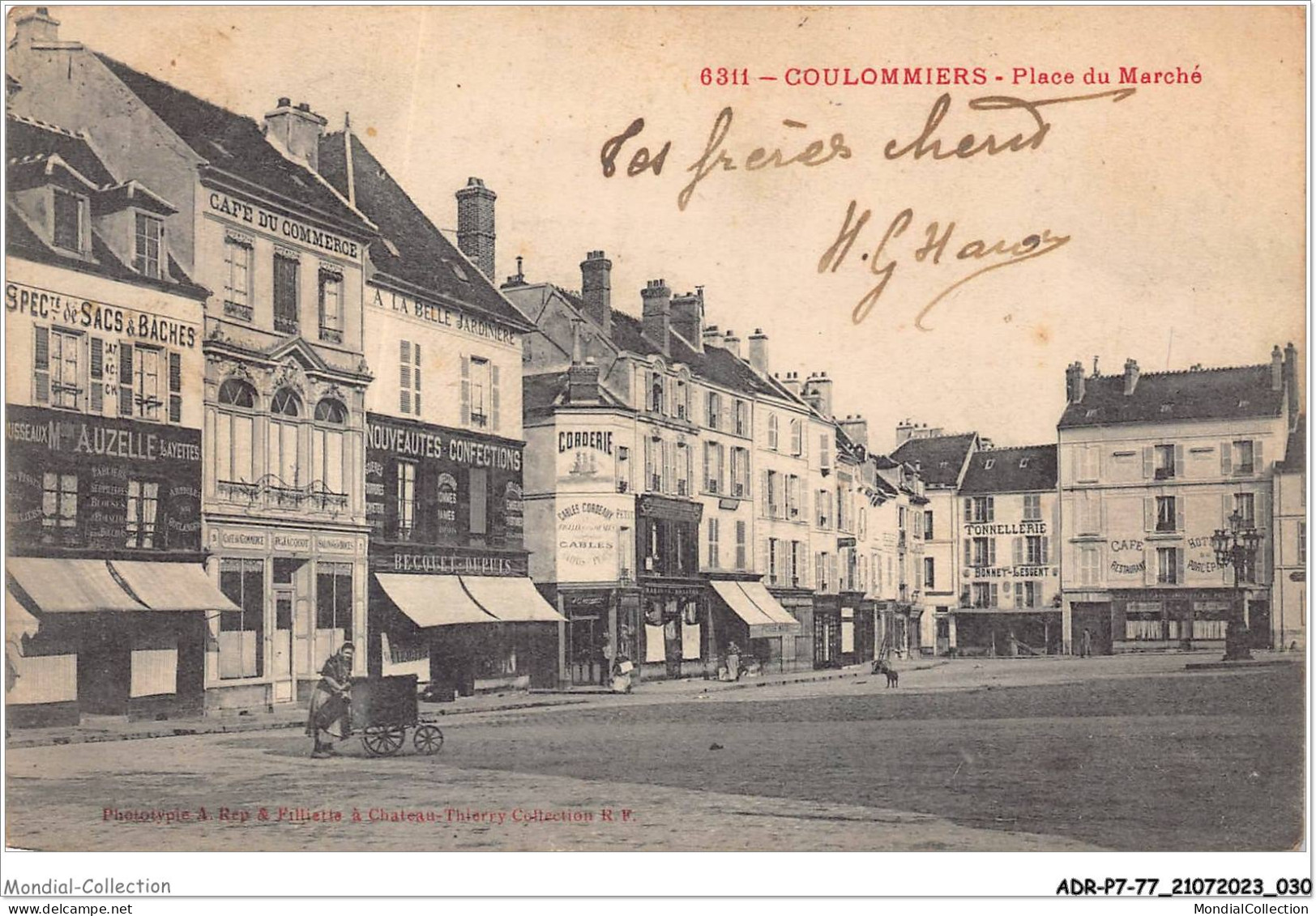 ADRP7-77-0600 - COULOMMIERS - Place Du Marché - Coulommiers
