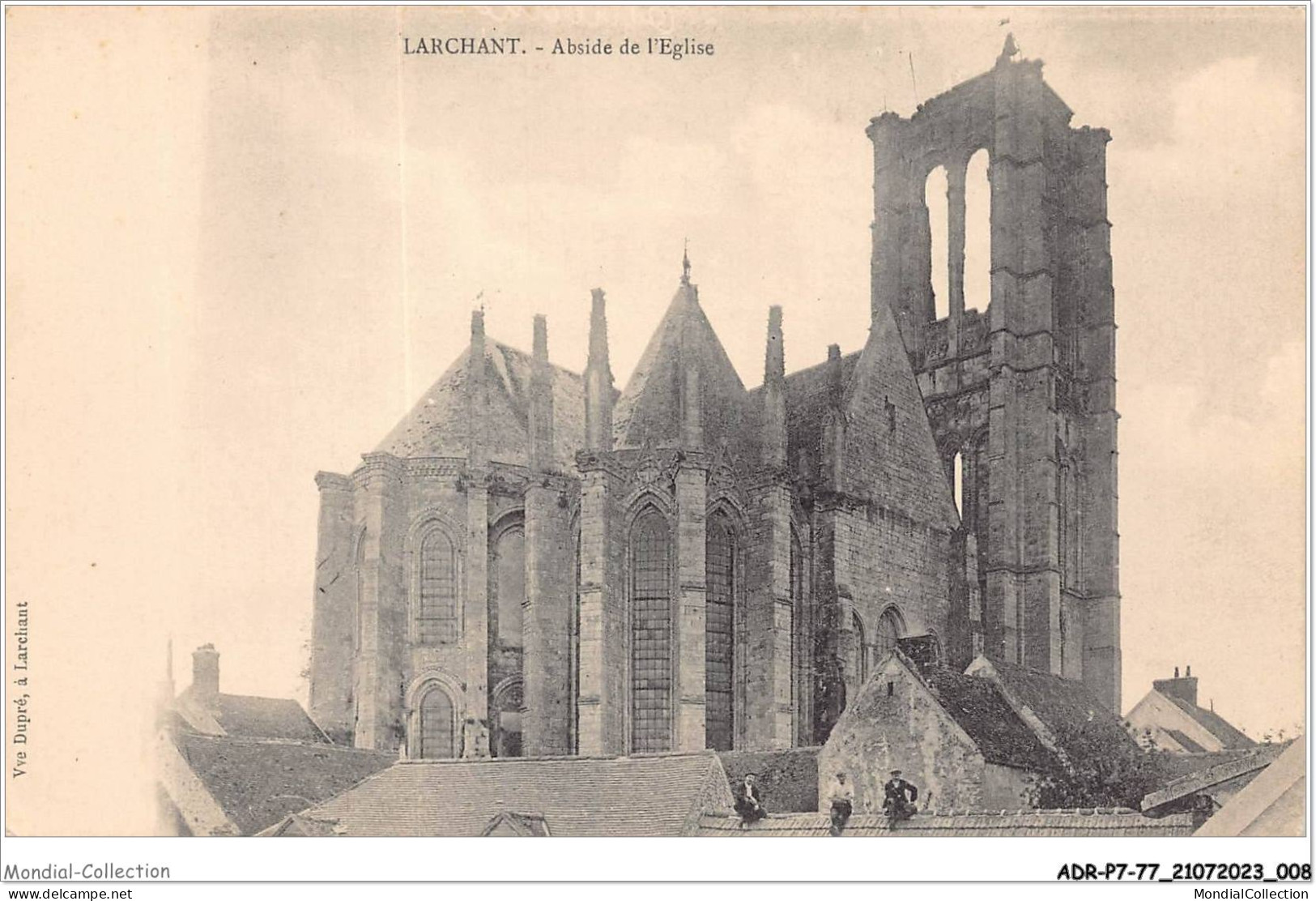 ADRP7-77-0589 - LARCHANT - Abside De L'église - Larchant