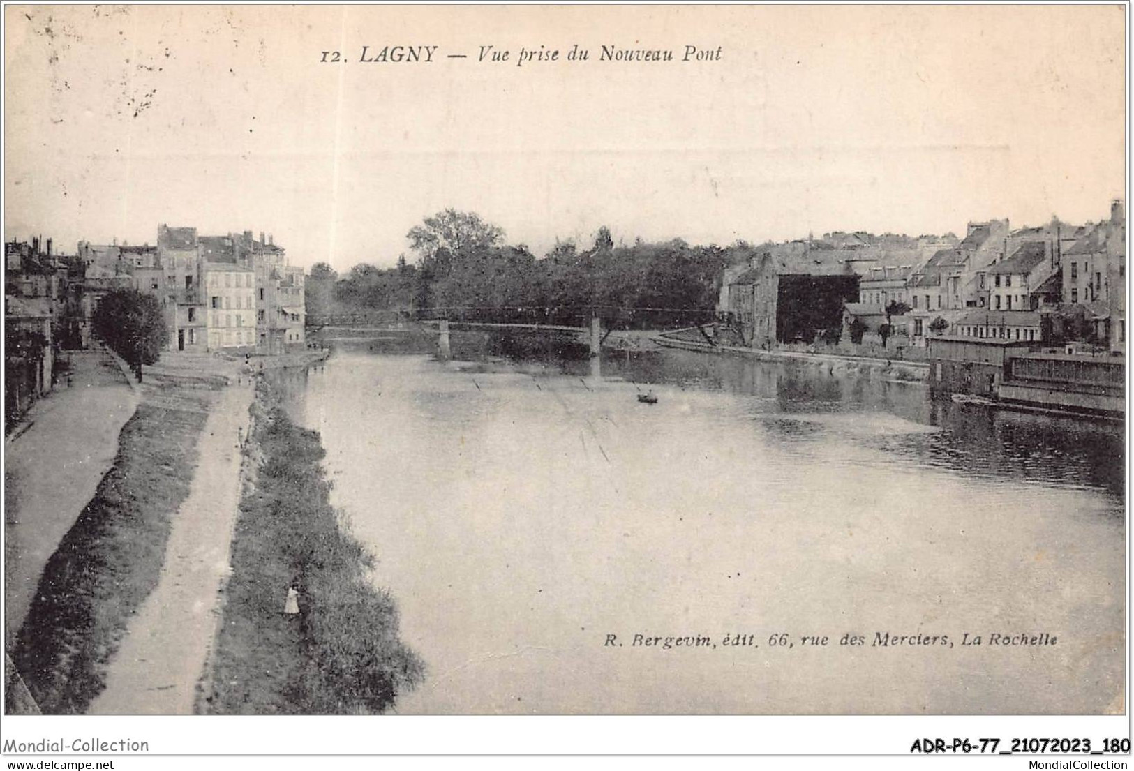 ADRP6-77-0583 - LAGNY - Vue Prise Du Nouveau Pont - Lagny Sur Marne