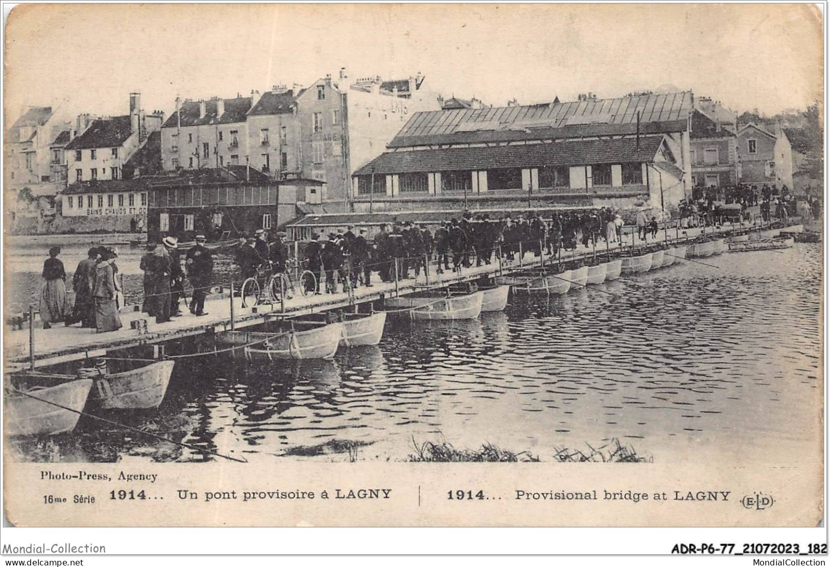 ADRP6-77-0584 - LAGNY - Un Pont Provisoire - Lagny Sur Marne