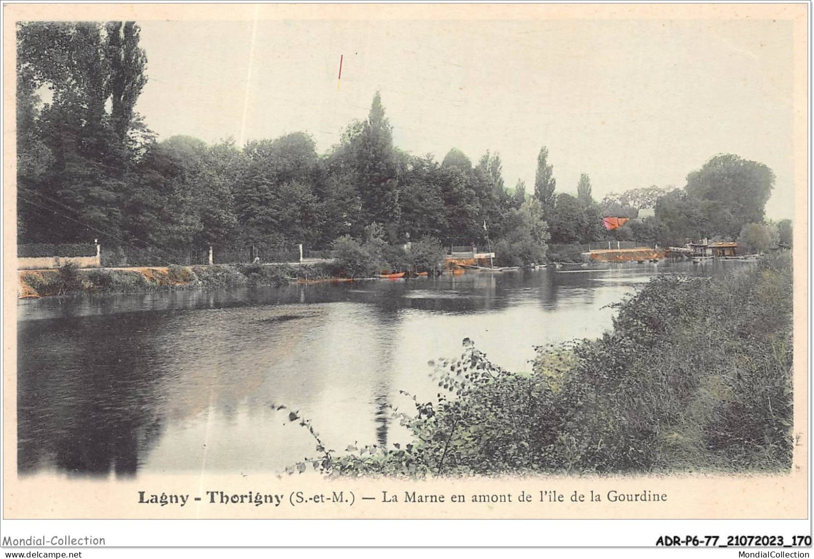 ADRP6-77-0578 - LAGNY-THORIGNY - La Marne En Amont De L'île De La Gourdine - Lagny Sur Marne