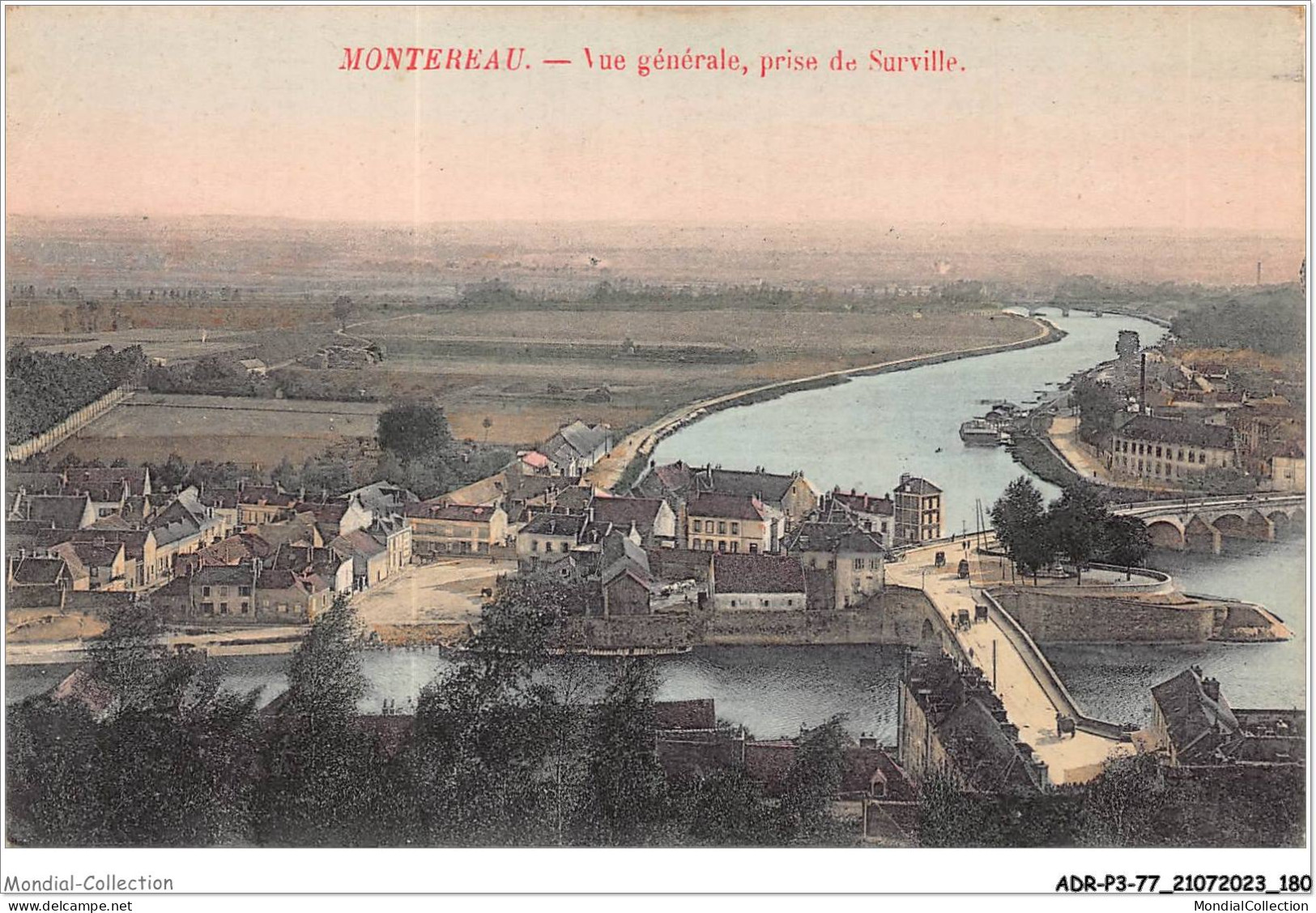 ADRP3-77-0285 - MONTEREAU - Vue Générale - Prise De Surville - Montereau