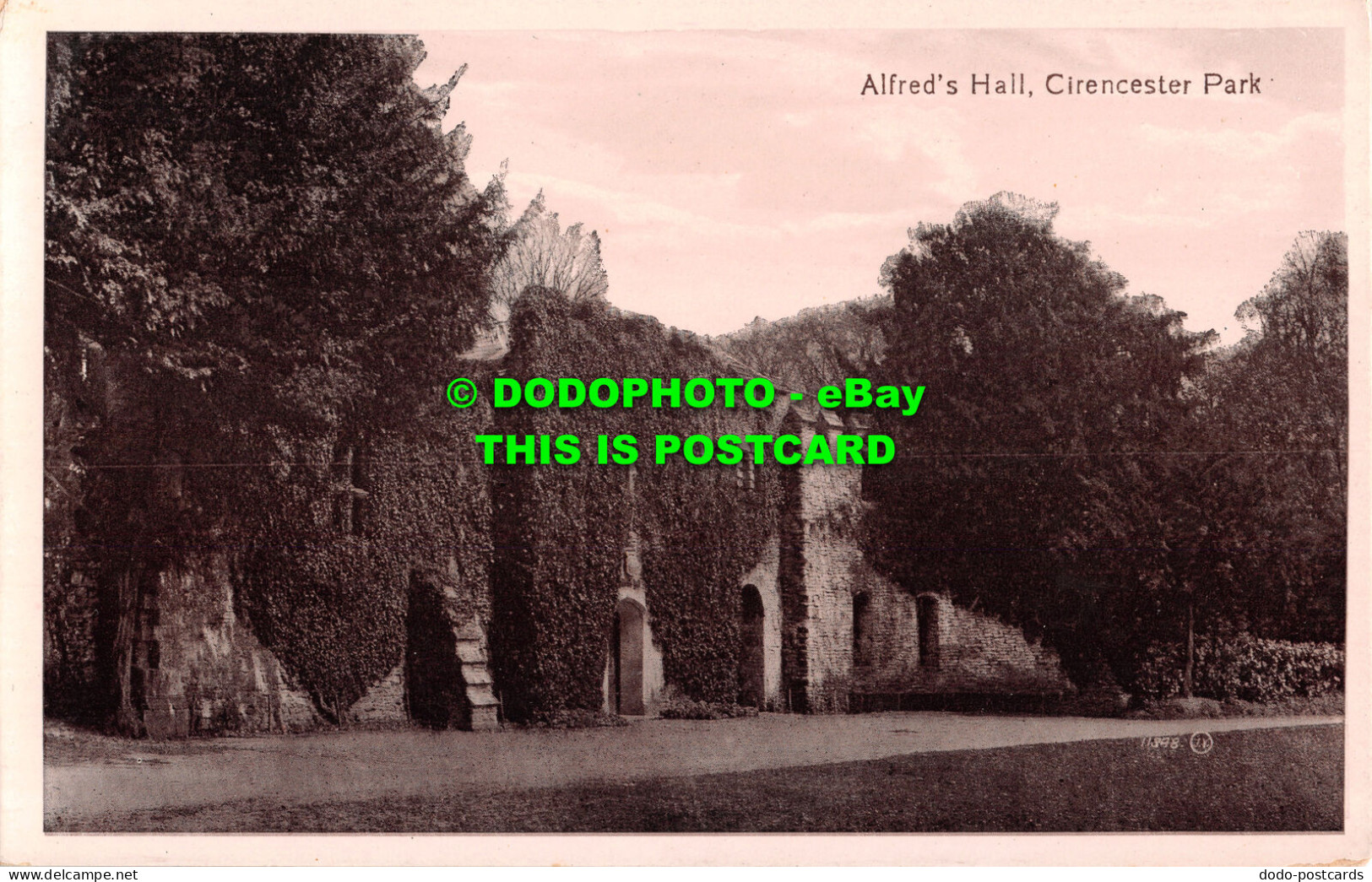 R507401 Cirencester Park. Alfred Hall. Valentines Series - World