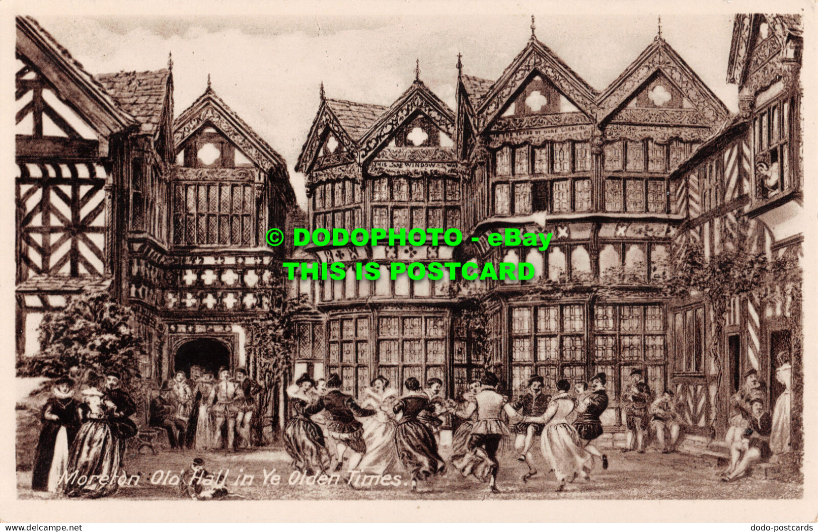 R507653 Moreton Old Hall In Ye Olden Times. W. S. B - World