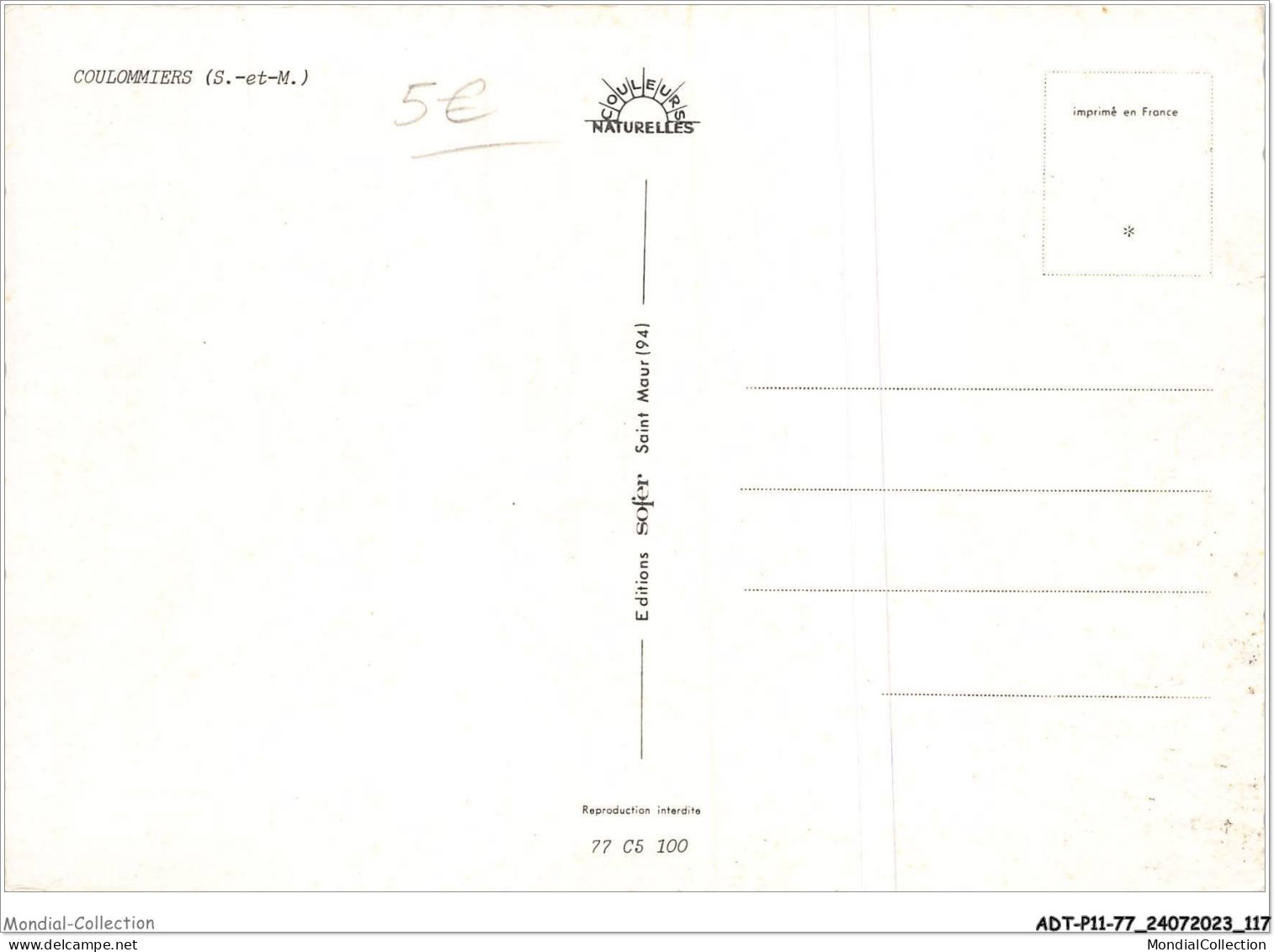 ADTP11-77-0952 - COULOMMIERS - Coulommiers