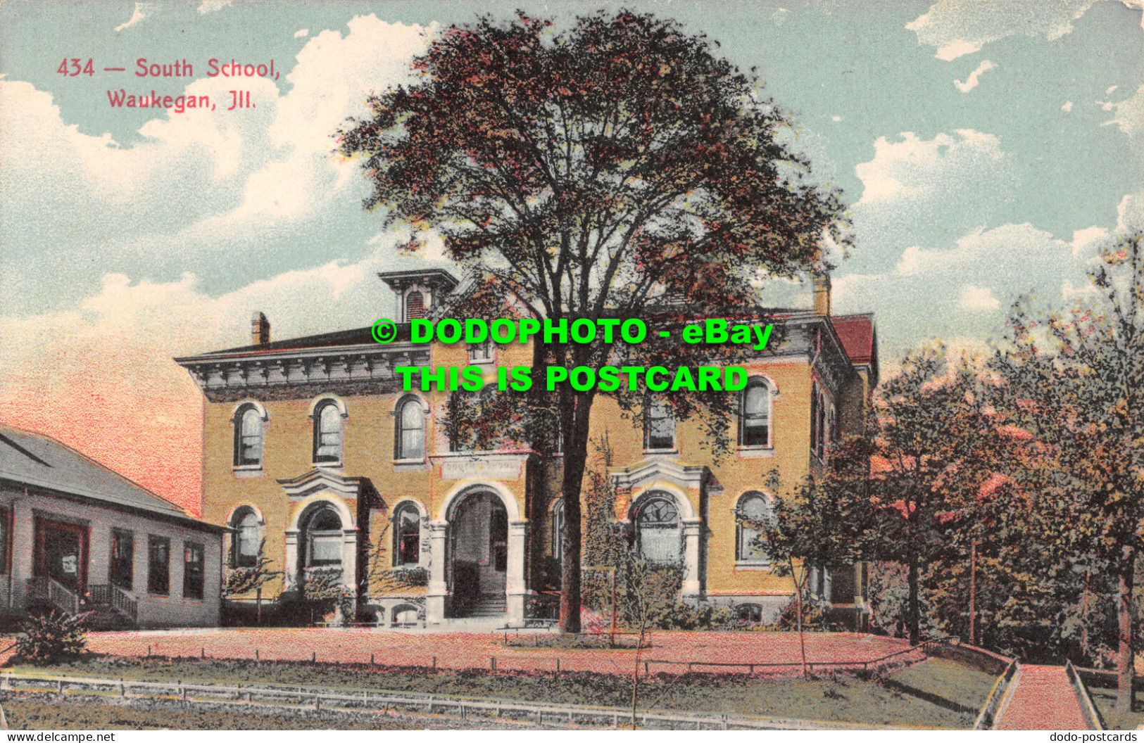 R507407 Ill. Waukegan. South School. E. A. Bishop - World