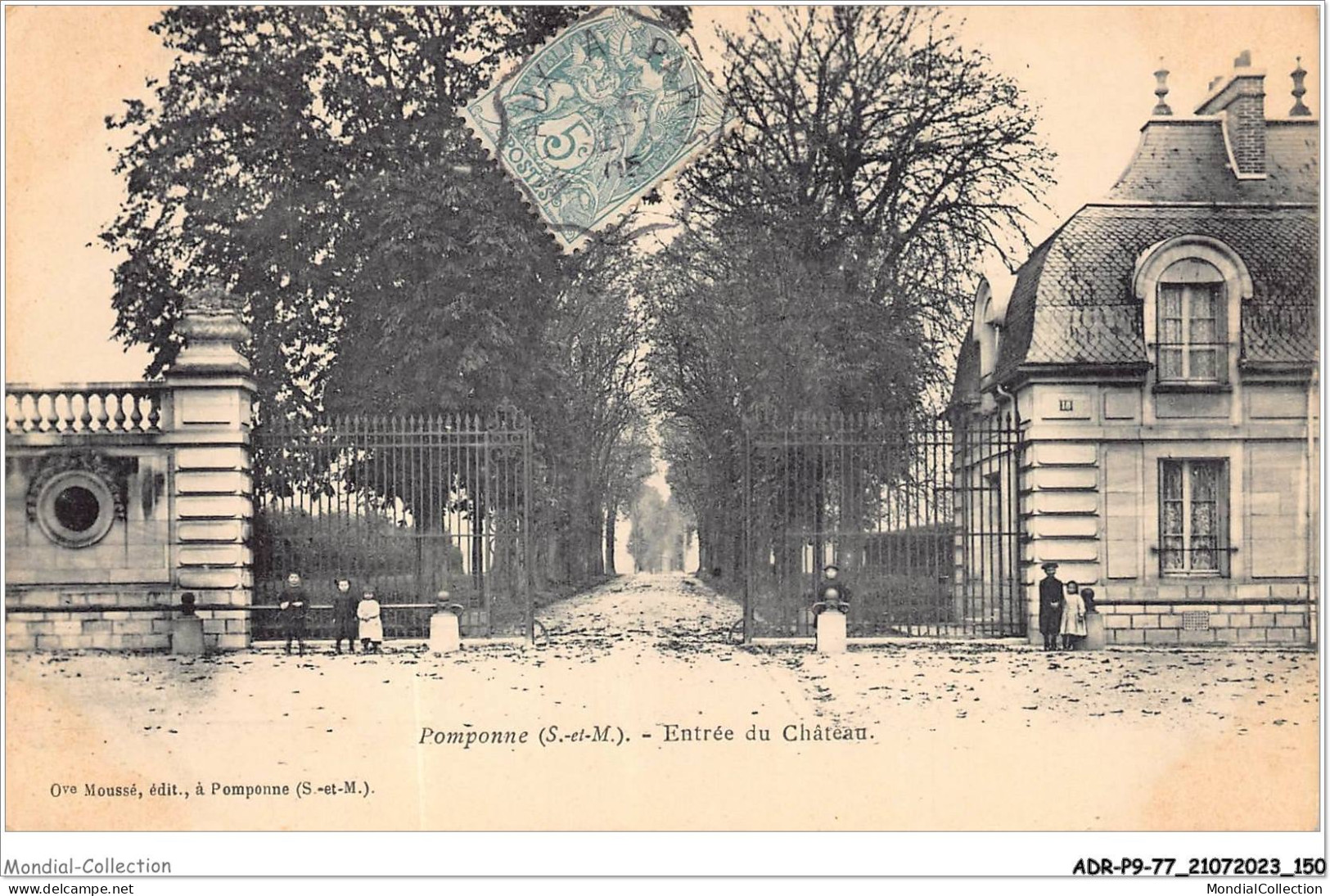 ADRP9-77-0852 - POMPONNE - Entrée Du Château - Torcy