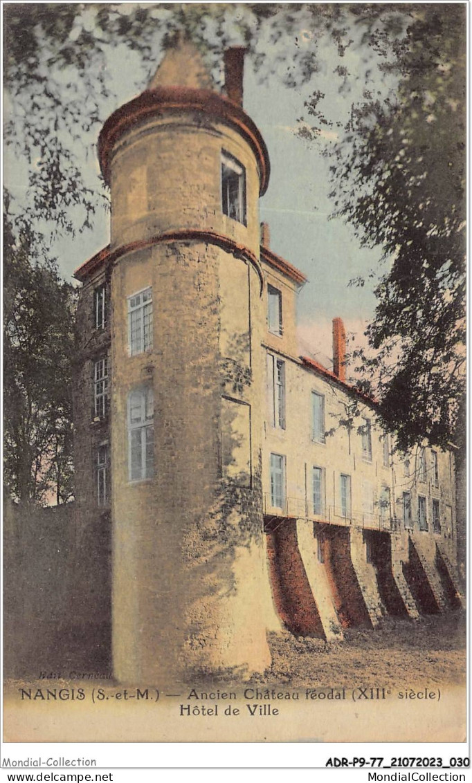 ADRP9-77-0792 - NANGIS - Ancien Château Féodal - Hôtel De Ville - Nangis