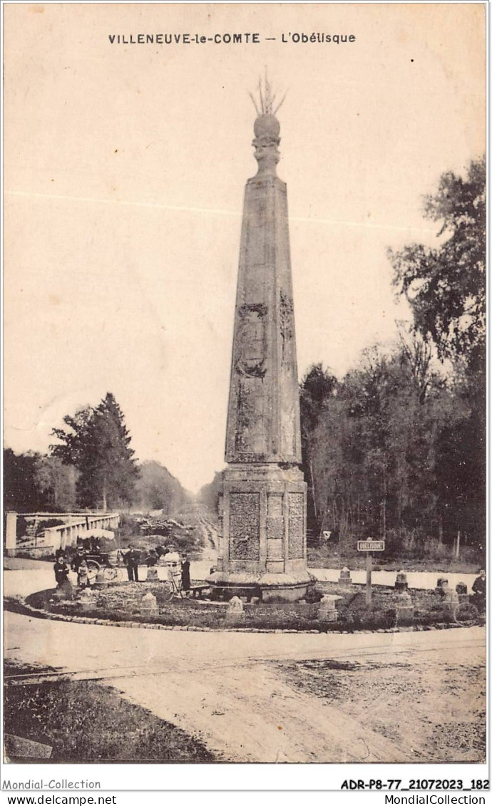 ADRP8-77-0770 - VILLENEUVE-LE-COMTE - L'obelisque - Torcy