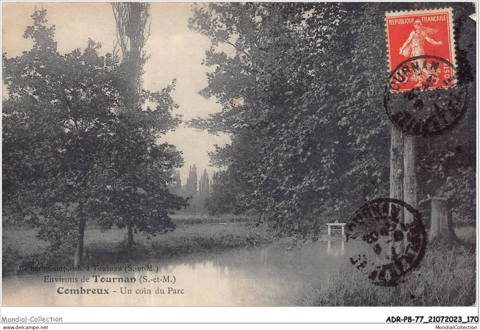 ADRP8-77-0764 - Environs De TOURMAN - COMBREUX - Un Coin Du Parc - Tournan En Brie