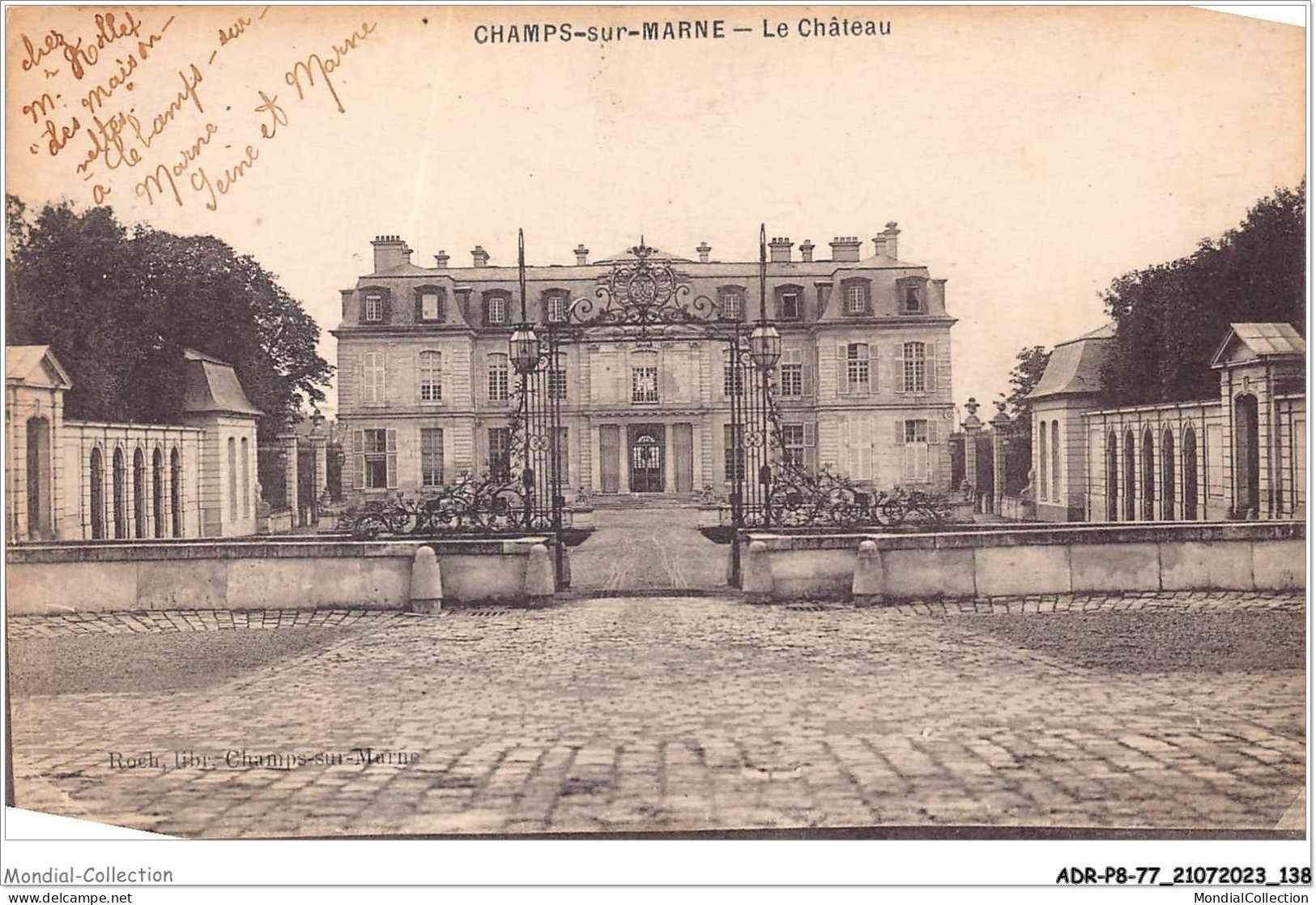 ADRP8-77-0748 - CHAMPS-SUR-MARNE - Le Château - Torcy