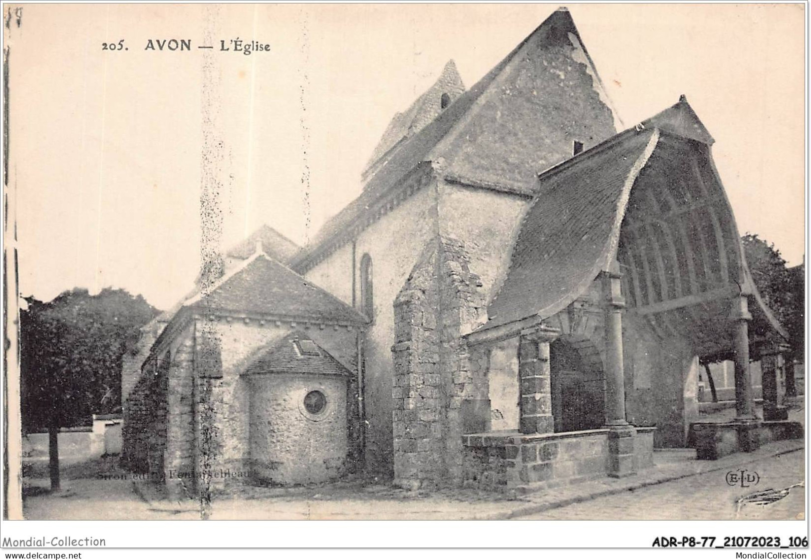 ADRP8-77-0732 - AVON - L'église - Avon