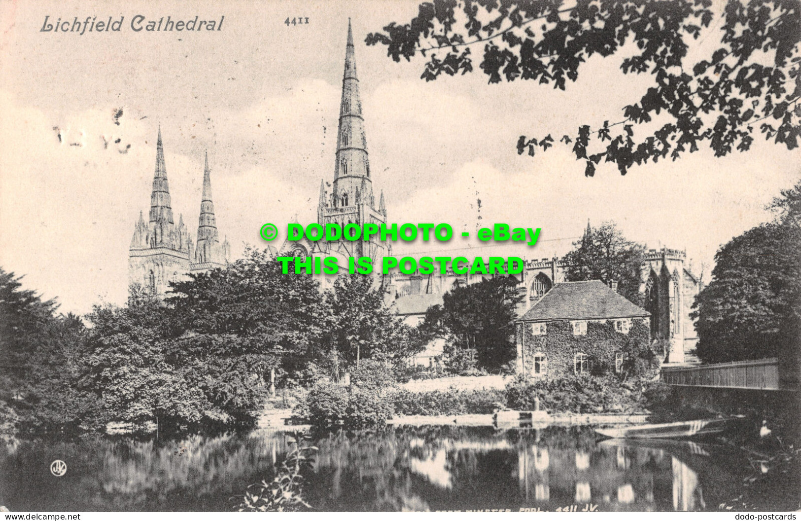 R507660 Lichfield Cathedral. Valentine Series. 1910 - World