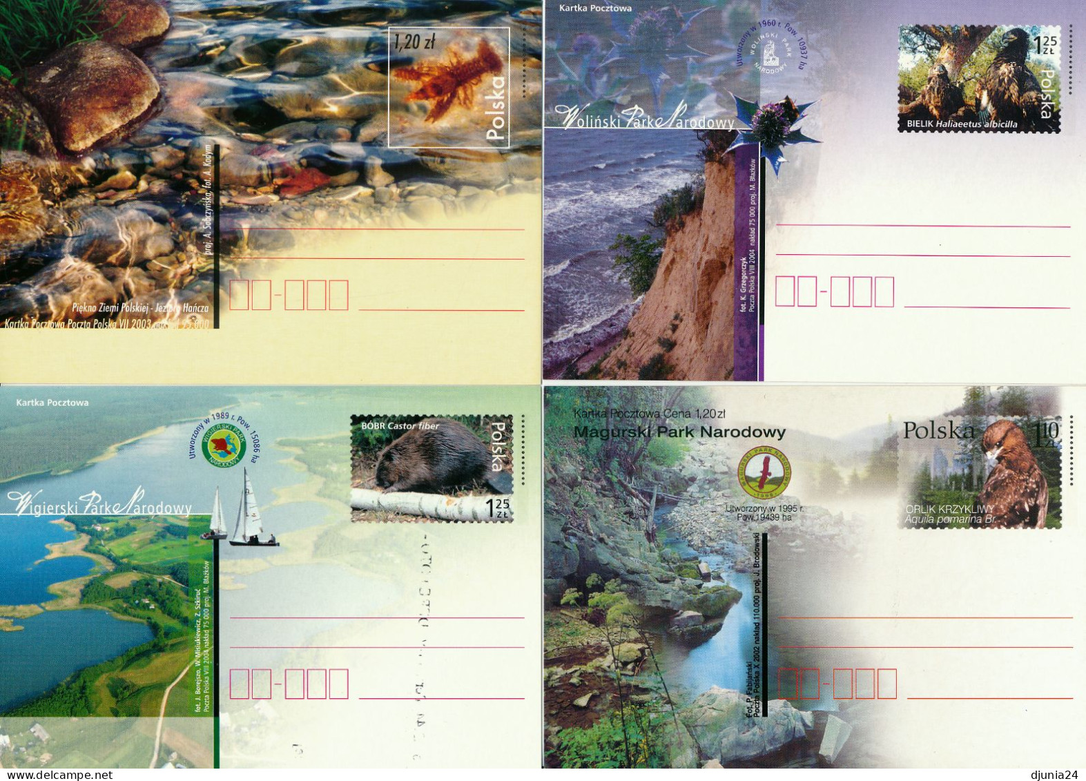 BF0782 / POLEN / POLAND / POLSKA  -  18 Postkarten Tiere / Animals - Otros & Sin Clasificación