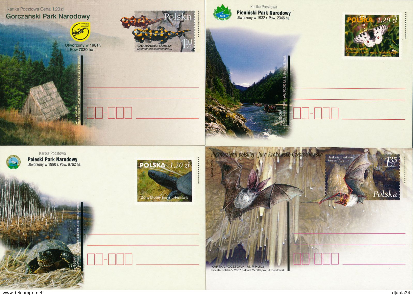 BF0782 / POLEN / POLAND / POLSKA  -  18 Postkarten Tiere / Animals - Autres & Non Classés