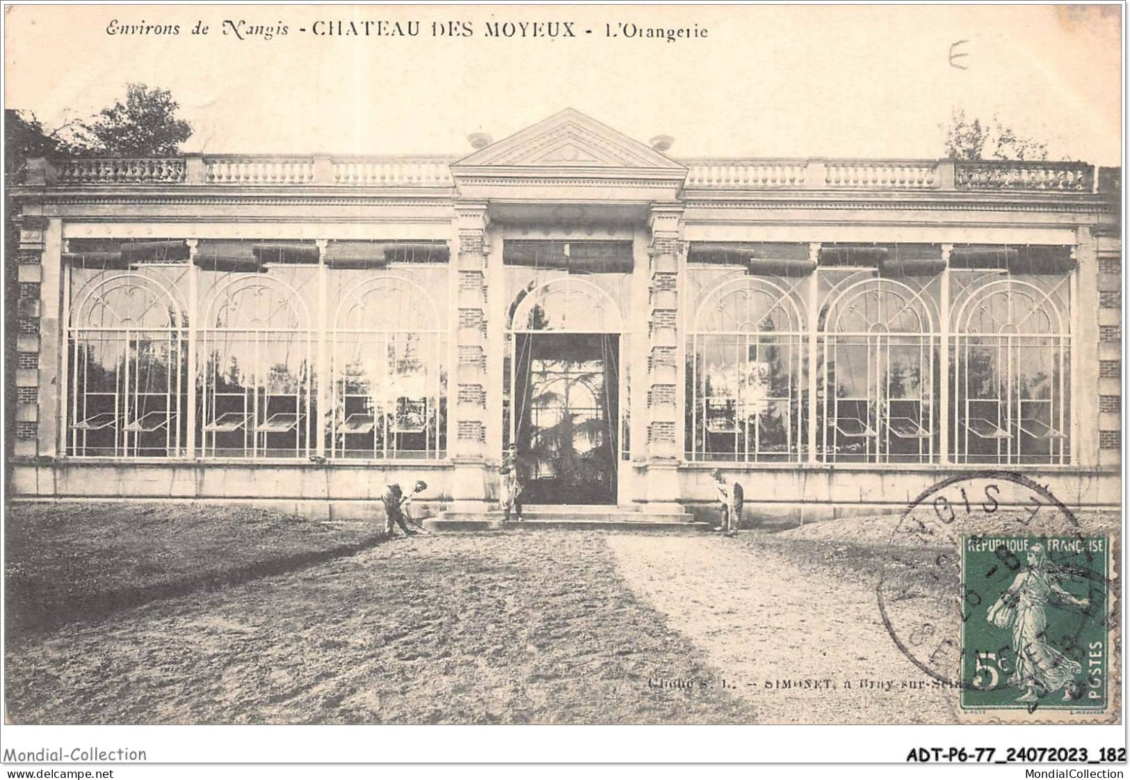 ADTP6-77-0560 - Environs De NANGIS - Château Des Moyeux - L'orangerie  - Nangis