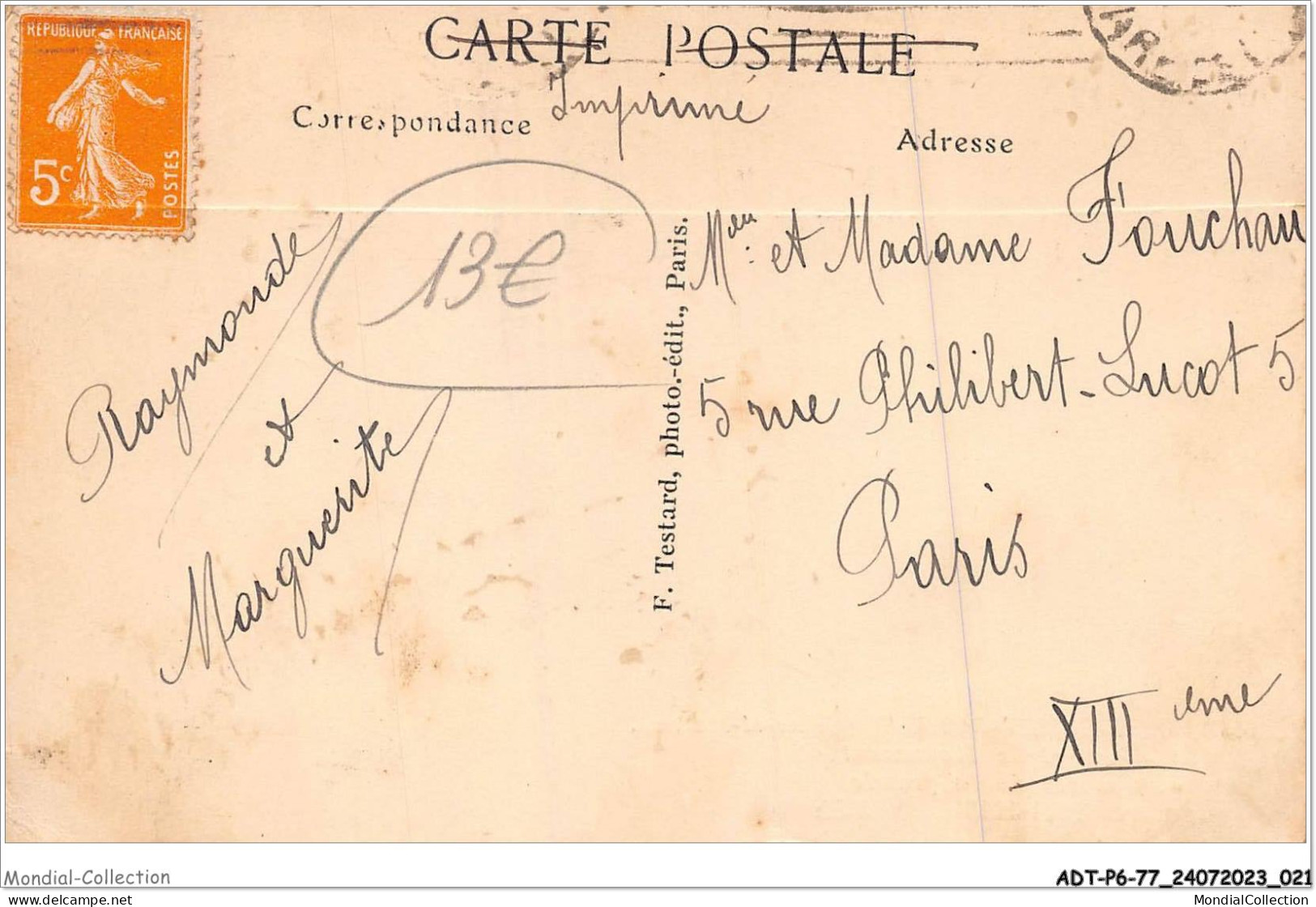 ADTP6-77-0479 - BRIE-COMTE-ROBERT - La Gare Et Le Monument Aux Morts De La Grande Guerre 1914-1918 - Brie Comte Robert