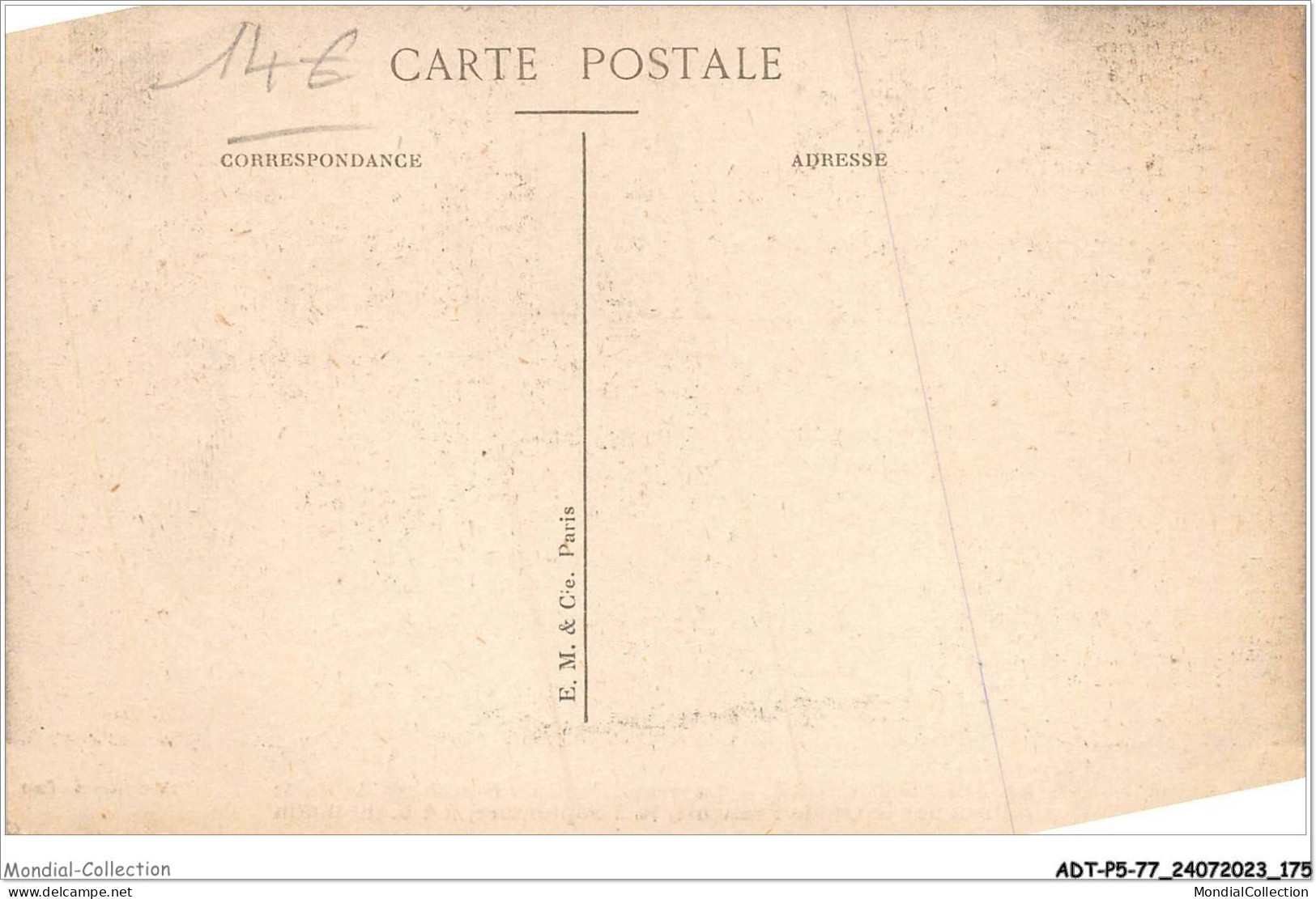 ADTP5-77-0456 - LA FERTE-GAUCHER - Le Grand Pont Du Faubourg De Paris Détruis Par Les Français  - La Ferte Gaucher