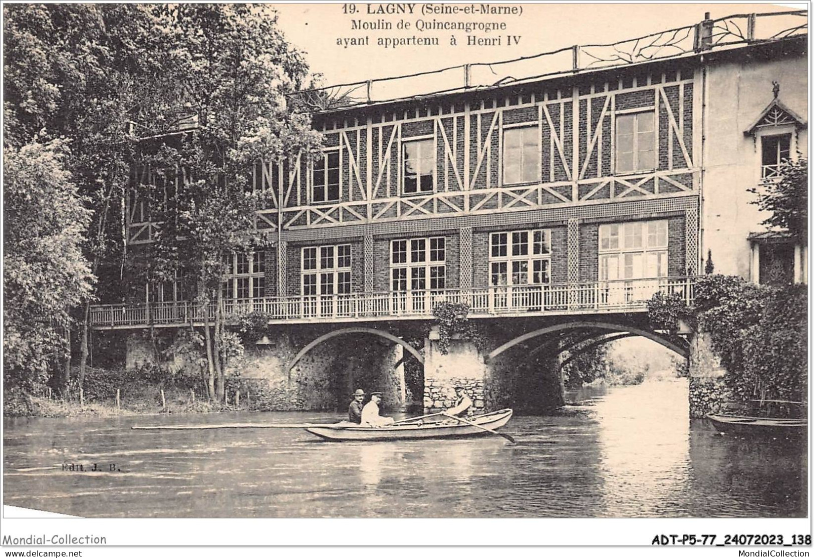 ADTP5-77-0438 - LAGNY - Moulin De Quincangrogne Ayant Appartenu à Henri IV - Lagny Sur Marne