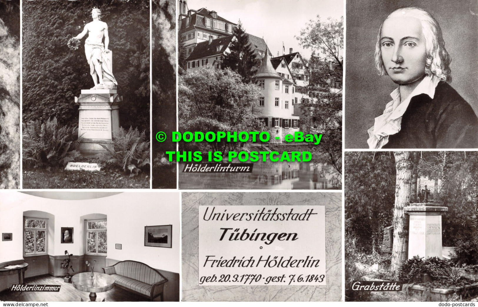 R507414 Universitatsstadt Tubingen. Friedrich Holderlin. Holderlinturm. Gebr. Me - World