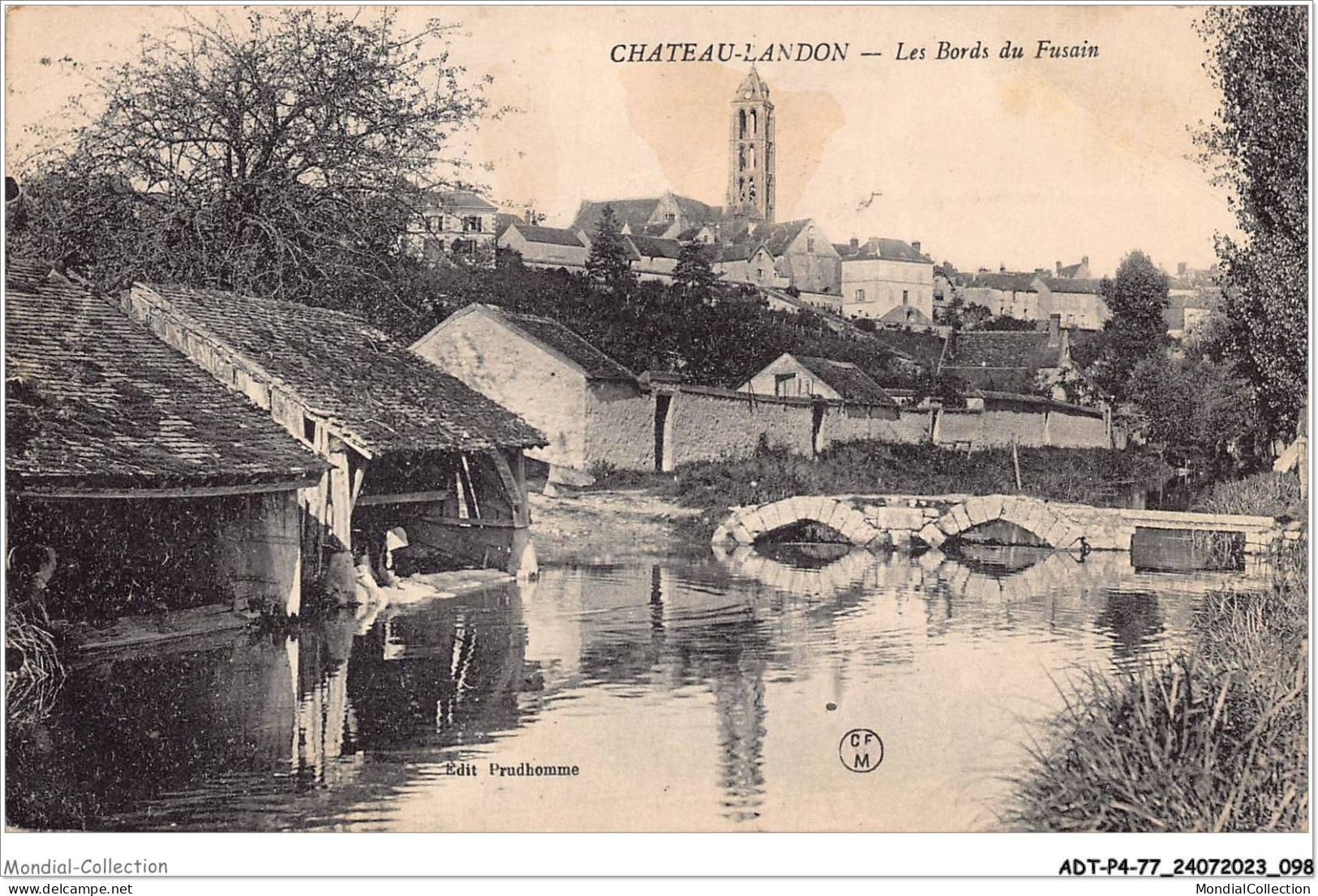 ADTP4-77-0321 - CHATEAU-LANDON - Les Bords Du Fusain  - Chateau Landon