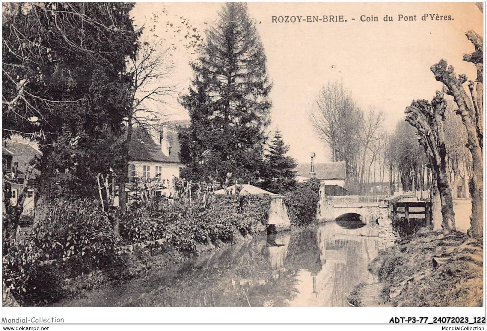 ADTP3-77-0252 - ROZOY-EN-BRIE - Coin Du Pont D'yères  - Rozay En Brie