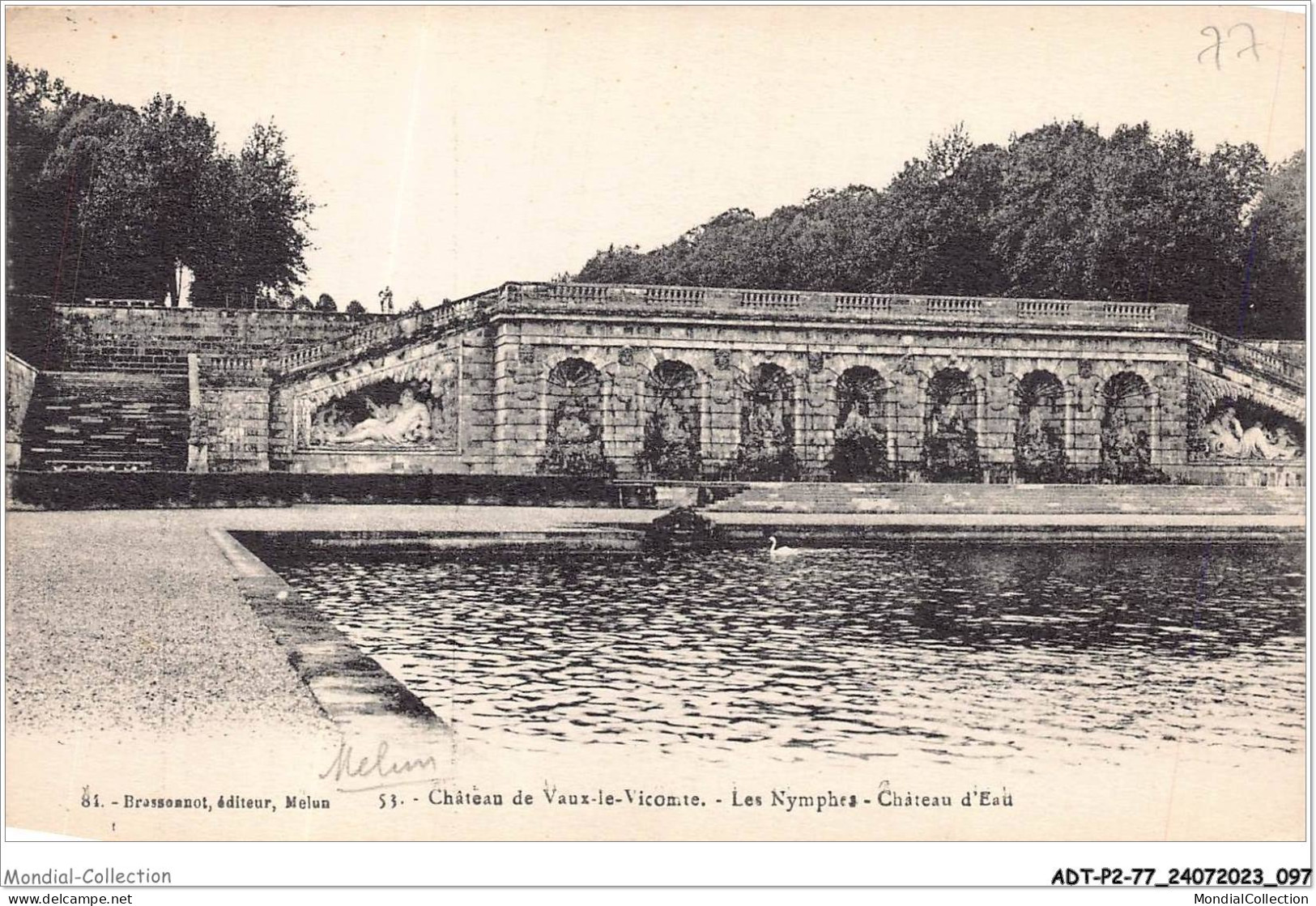 ADTP2-77-0139 - Château De Vaux-le-vicomte - Les Nymphes - Château D'eau  - Melun