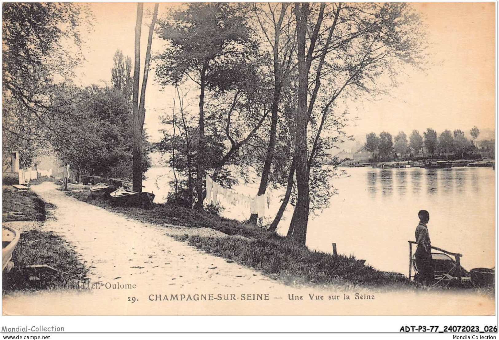 ADTP3-77-0204 - CHAMPAGNE-SUR-SEINE - Une Vue Sur La Seine  - Champagne Sur Seine