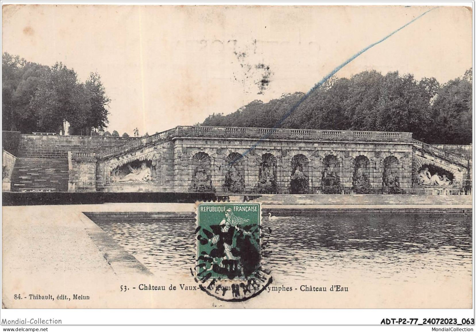 ADTP2-77-0122 - Château De Vaux-le-vicomte - Les Nymphes - Château D'eau  - Melun