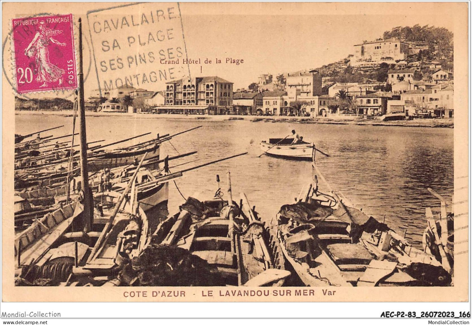 AECP2-83-0181 - LE-LAVANDOU-SUR-MER - Grand Hôtel De La Plage  - Le Lavandou