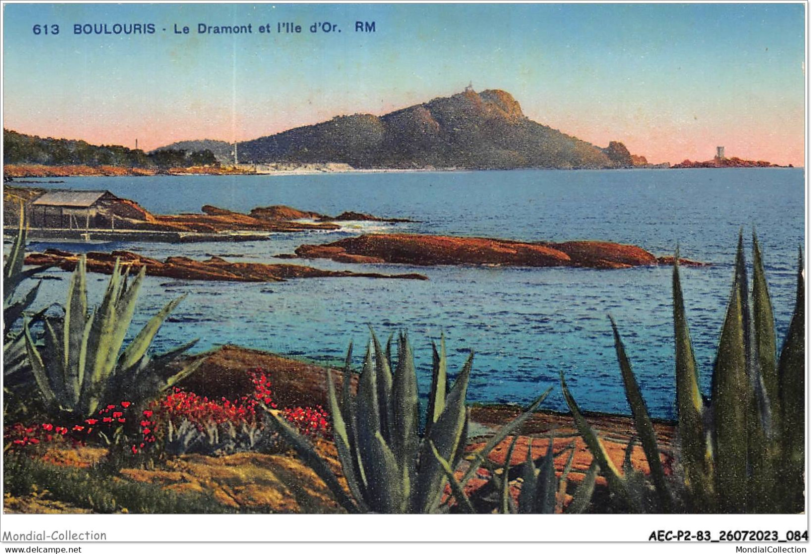 AECP2-83-0140- BOULOURIS - Le Dramont Et L'ile D'or  - Boulouris
