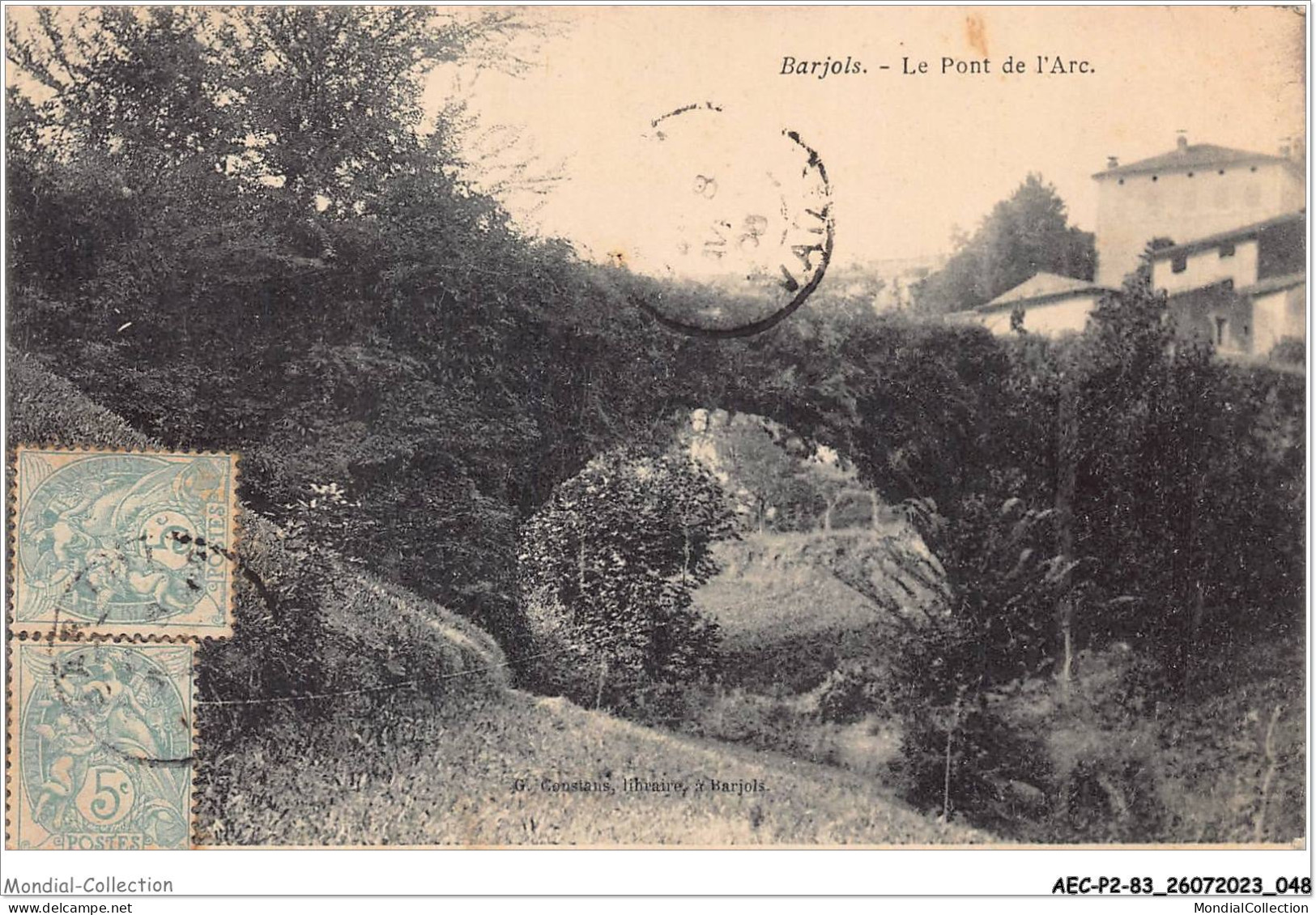 AECP2-83-0122- BARJOLS - Le Pont De L'arc  - Barjols