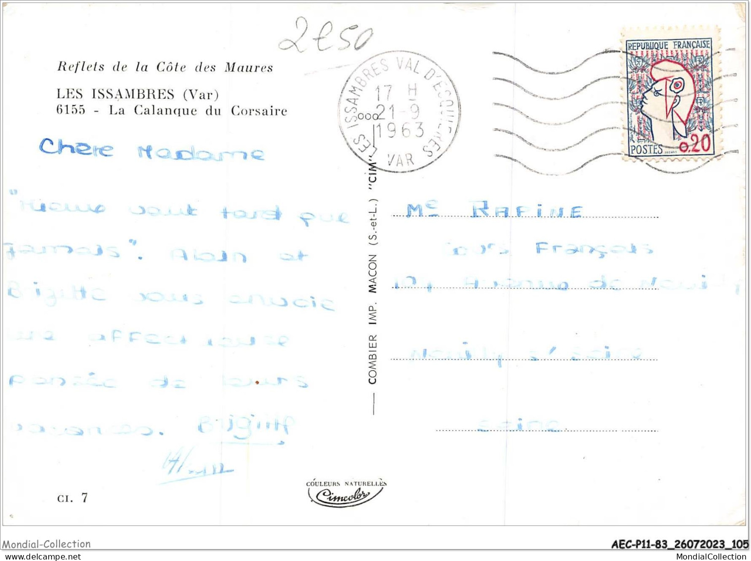 AECP11-83-0889- LES-ISSAMBRES - La Calanque Du Corsaire  - Les Issambres