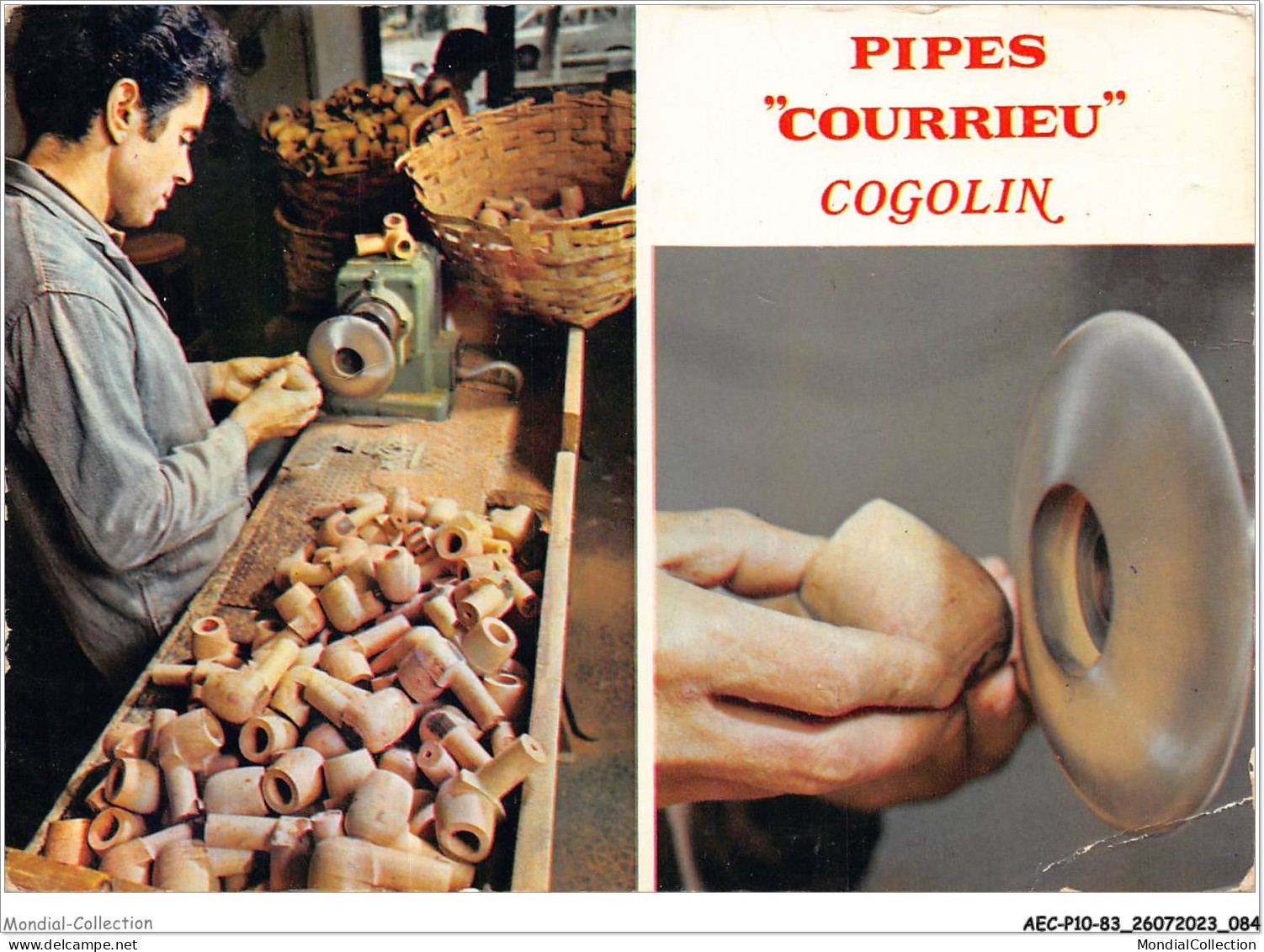 AECP10-83-0820- PIPES COURRIEU COGOLIN  - Cogolin