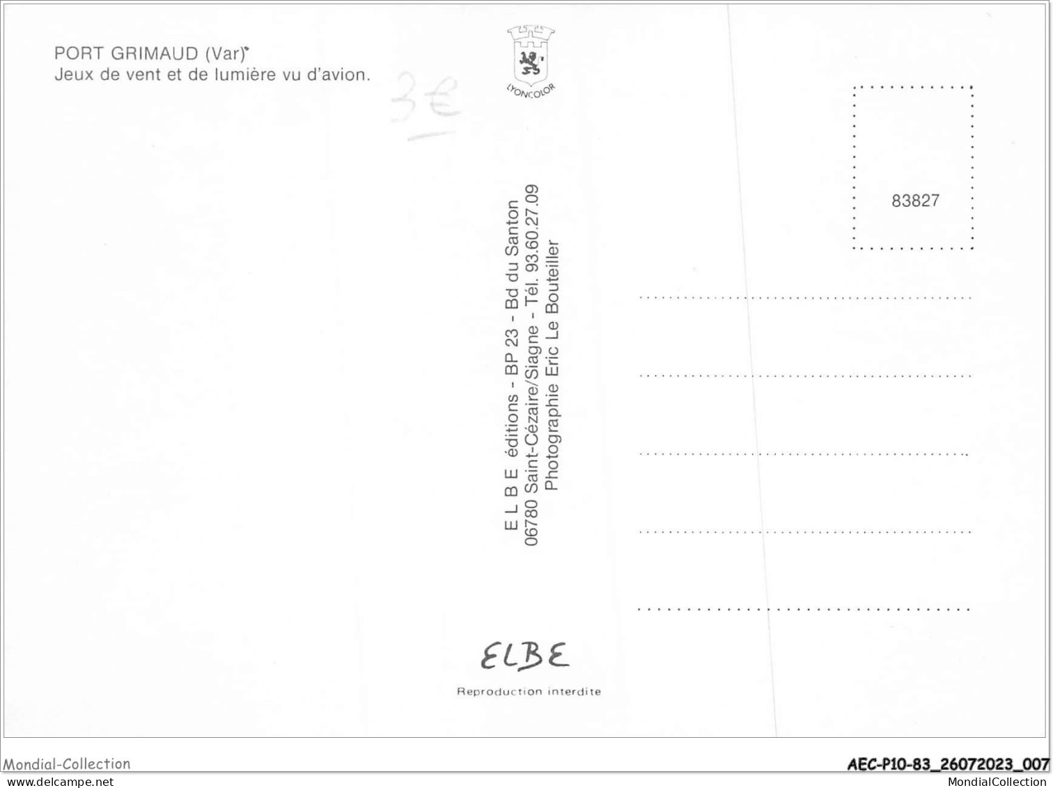 AECP10-83-0781- PORT-GRIMAUD - Jeux De Vent Et De Lumière Vu D'avion  - Port Grimaud