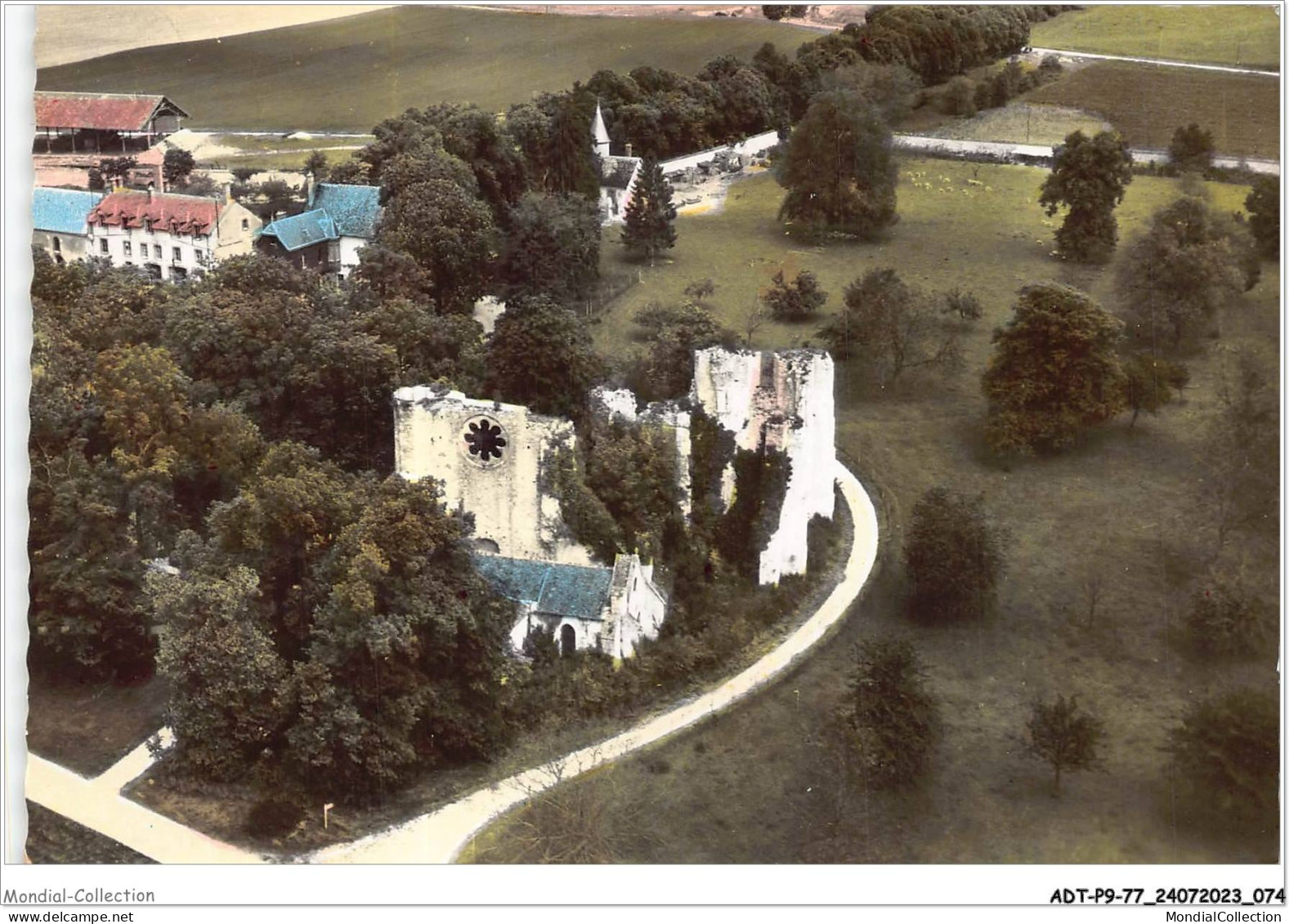 ADTP9-77-0780 - DONNEMARIE-EN-MONTOIS - Ruines De L'abbaye De Preuilly  - Donnemarie Dontilly