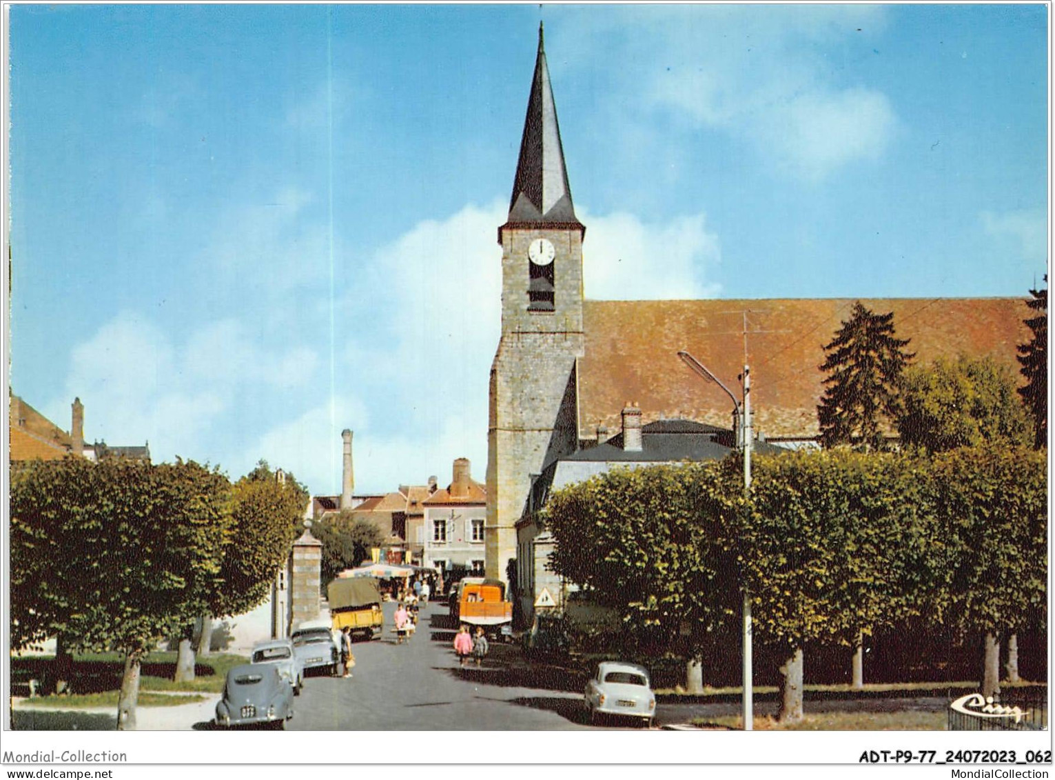 ADTP9-77-0774 - BRAY-SUR-SEINE - Vue Sur L'église  - Bray Sur Seine