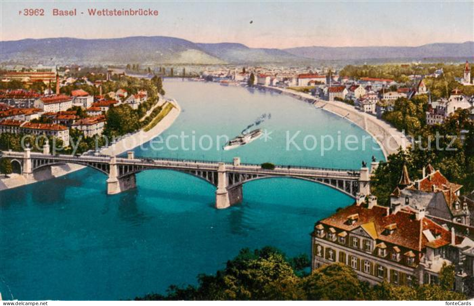 13792193 Basel BS Wettsteinbruecke Basel BS - Sonstige & Ohne Zuordnung