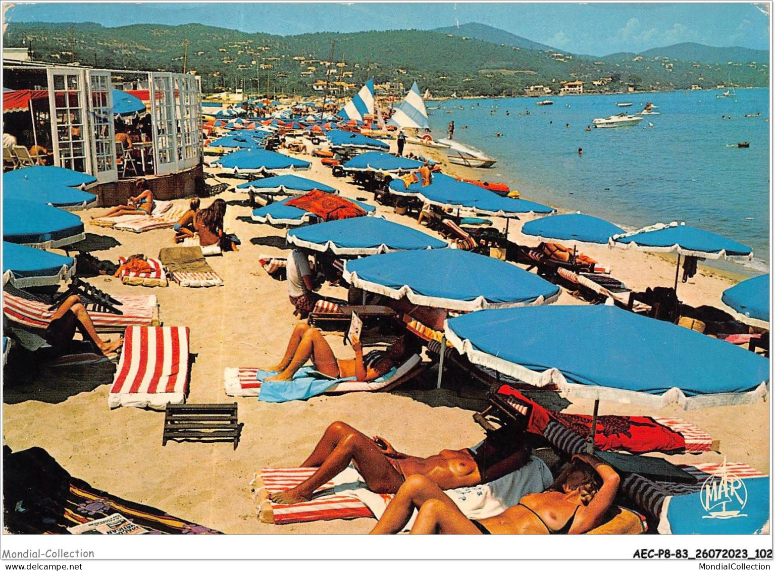 AECP8-83-0681- SAINTE-MAXINE-SUR-MER - Sur La Plage Aux Caresses Du Soleil  - Sainte-Maxime