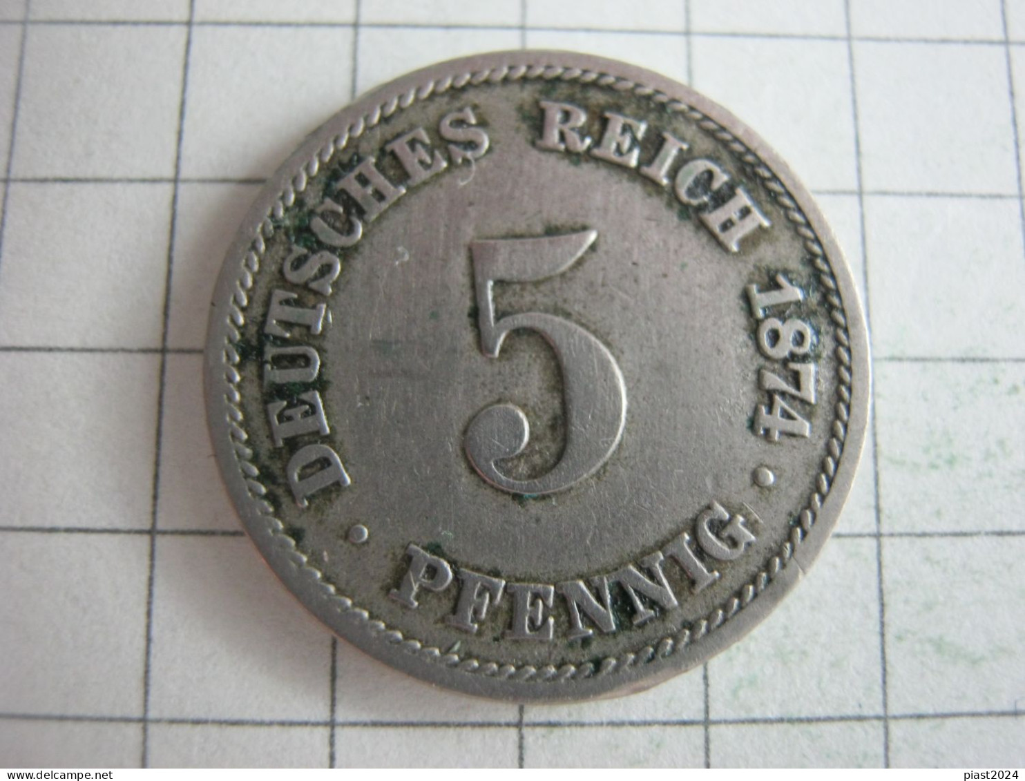 Germany 5 Pfennig 1874 C - 5 Pfennig