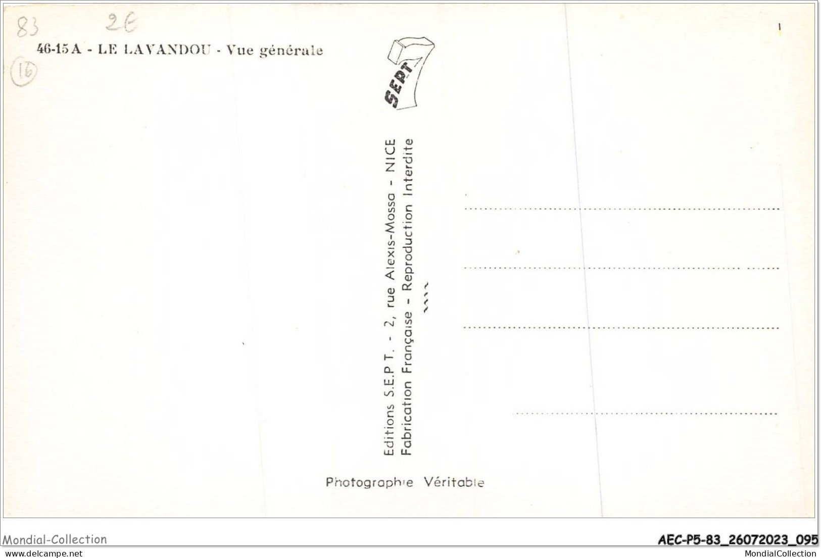 AECP5-83-0419- LE-LAVANDOU - Vue Générale  - Le Lavandou