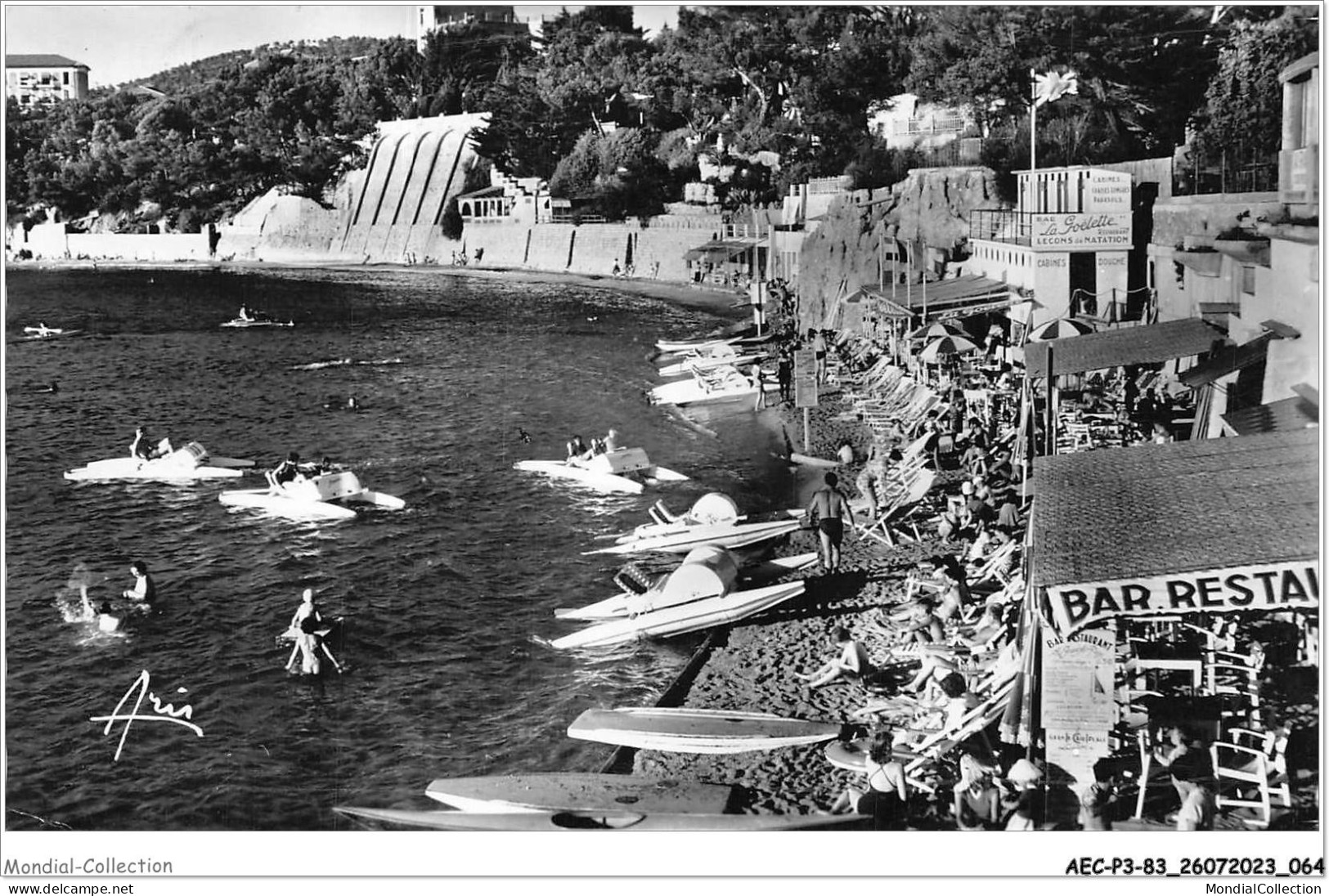 AECP3-83-0222- BANDOL - Plage Rènecros  - Bandol