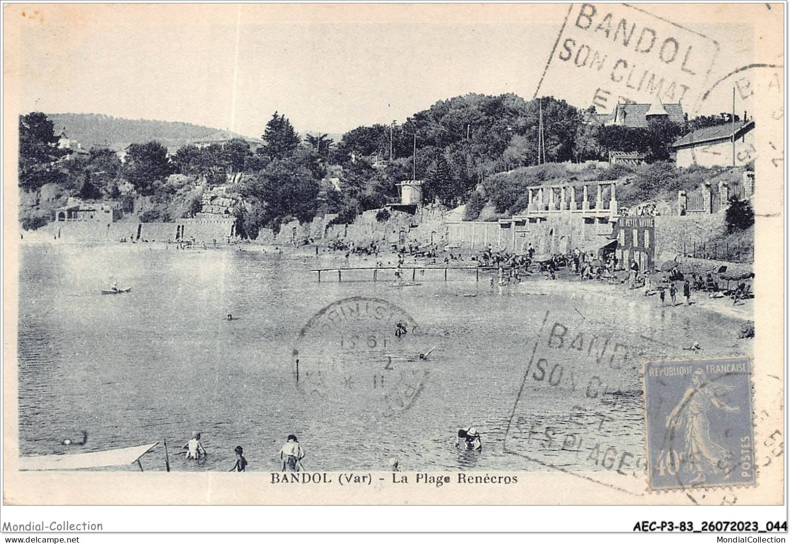 AECP3-83-0212- BANDOL - La Plage Renécros  - Bandol