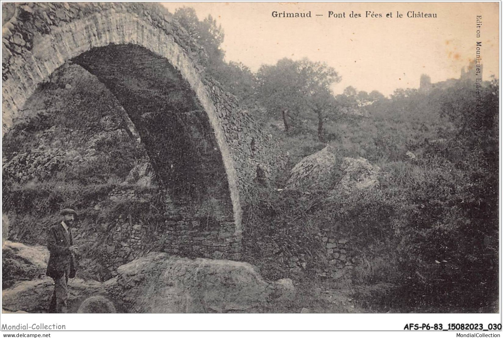 AFSP6-83-0427 - GRIMAUD - Pont Des Fées Et Le Château  - Port Grimaud