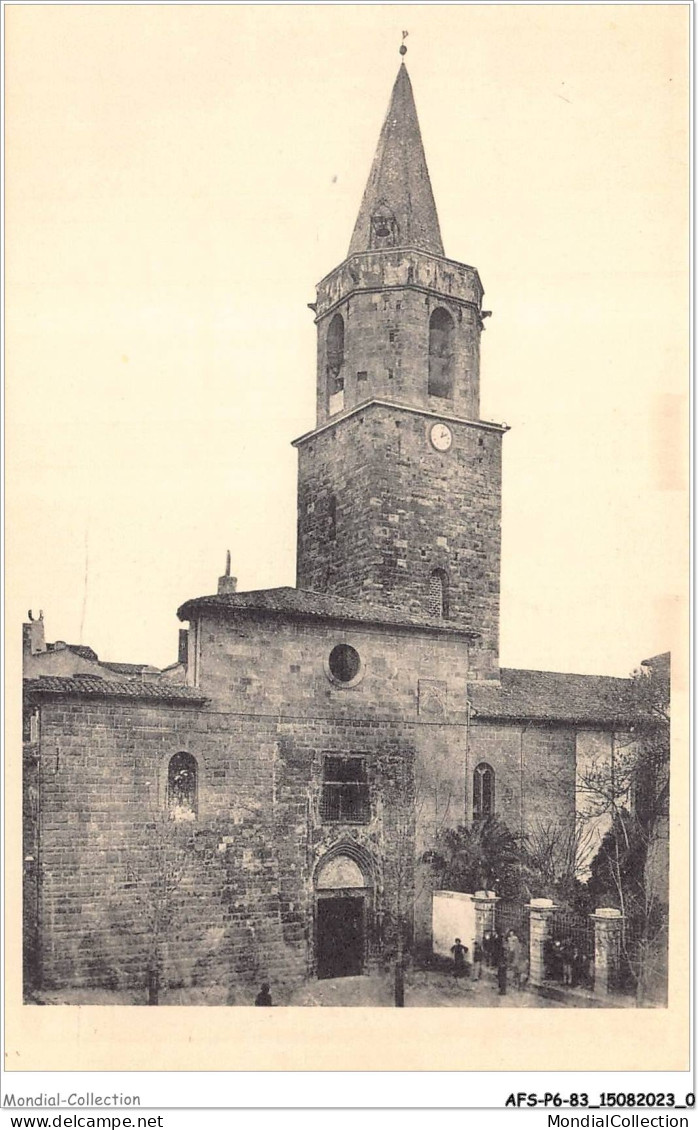 AFSP6-83-0412 - FREJUS - La Cathédrale - Façade  - Frejus