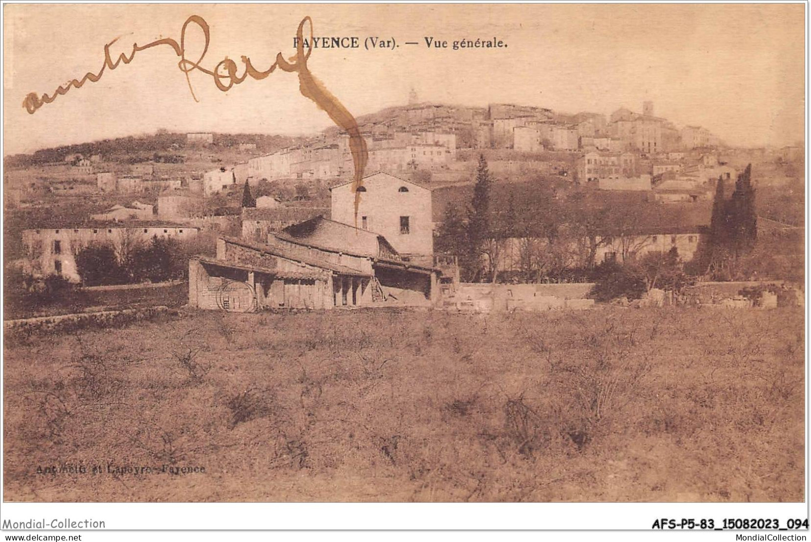 AFSP5-83-0379 - FAYENCE - Vue Générale  - Fayence