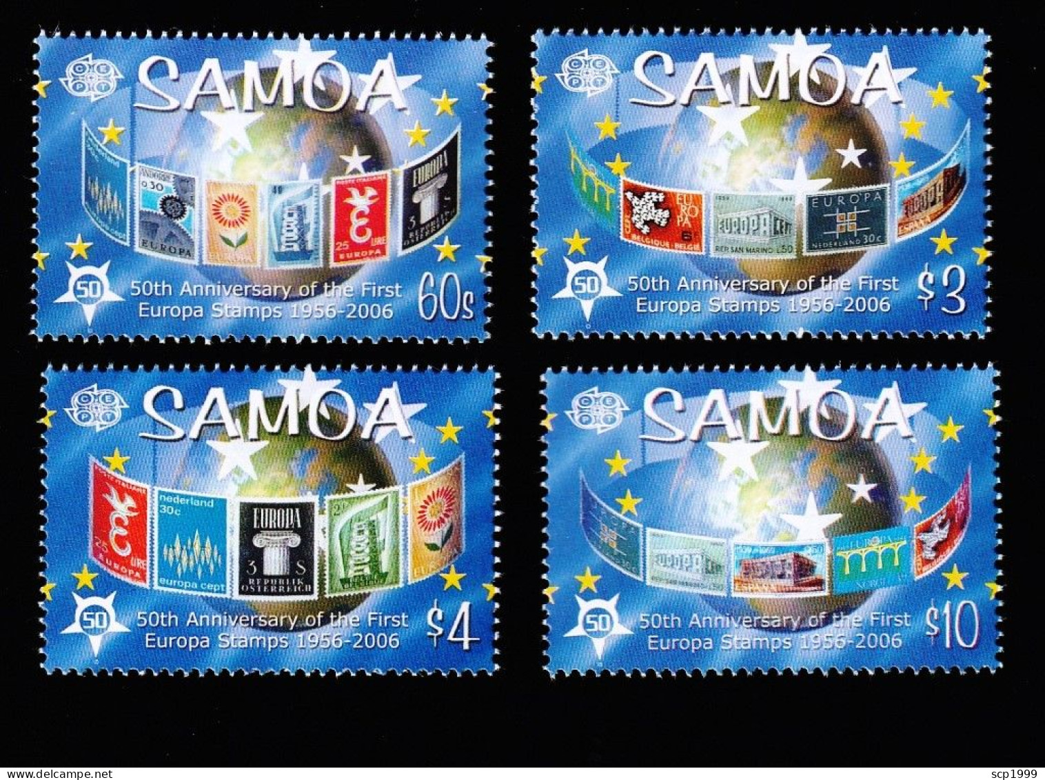 Samoa 2006 - Europa 50 Years Set MNH - Kyrgyzstan