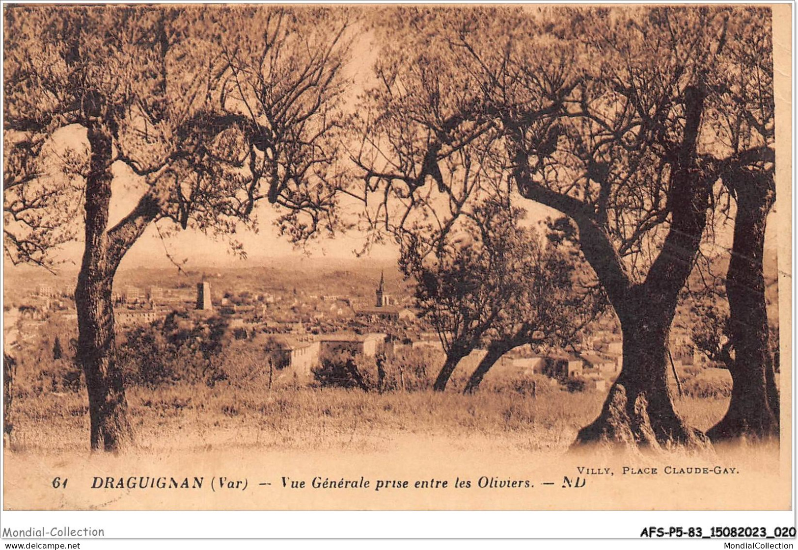 AFSP5-83-0342 - DRAGUIGNAN - Vue Générale Prise Entre Les Oliviers  - Draguignan