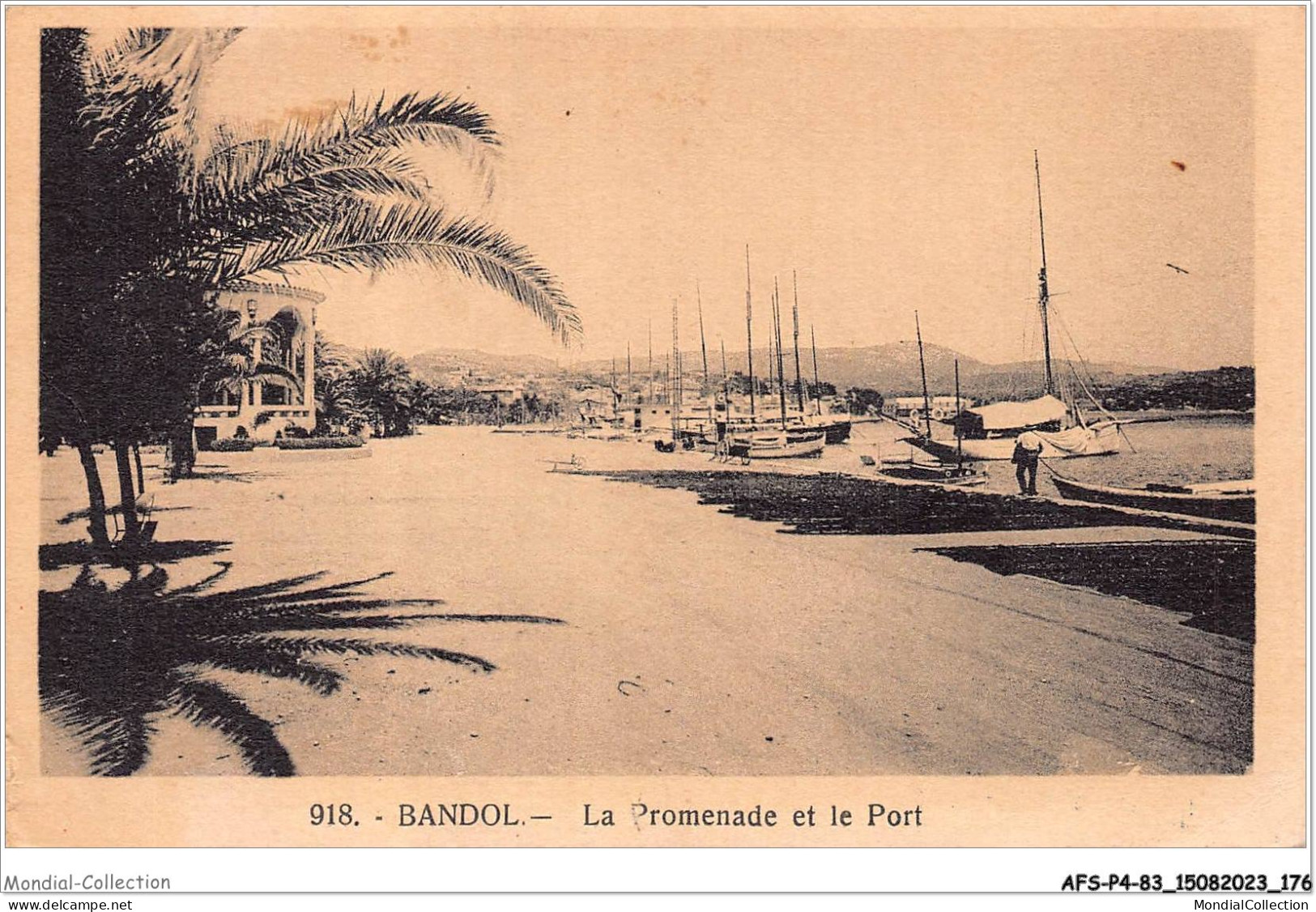 AFSP4-83-0315 - BANDOL - La Promenade Et Le Port  - Bandol